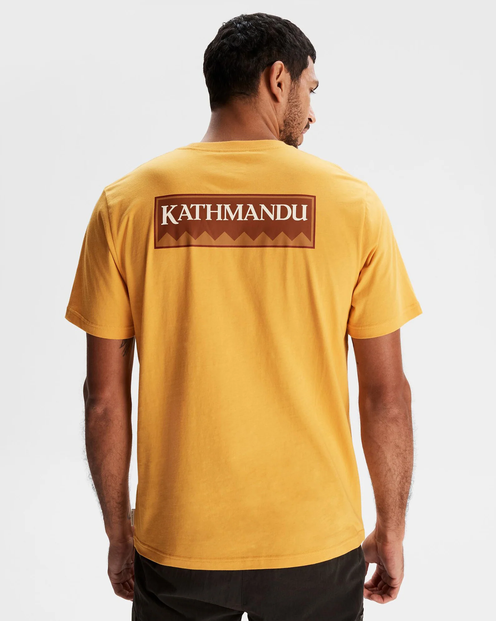 Men's Heritage Organic Cotton T-shirt - Mustard Yellow - Image 3