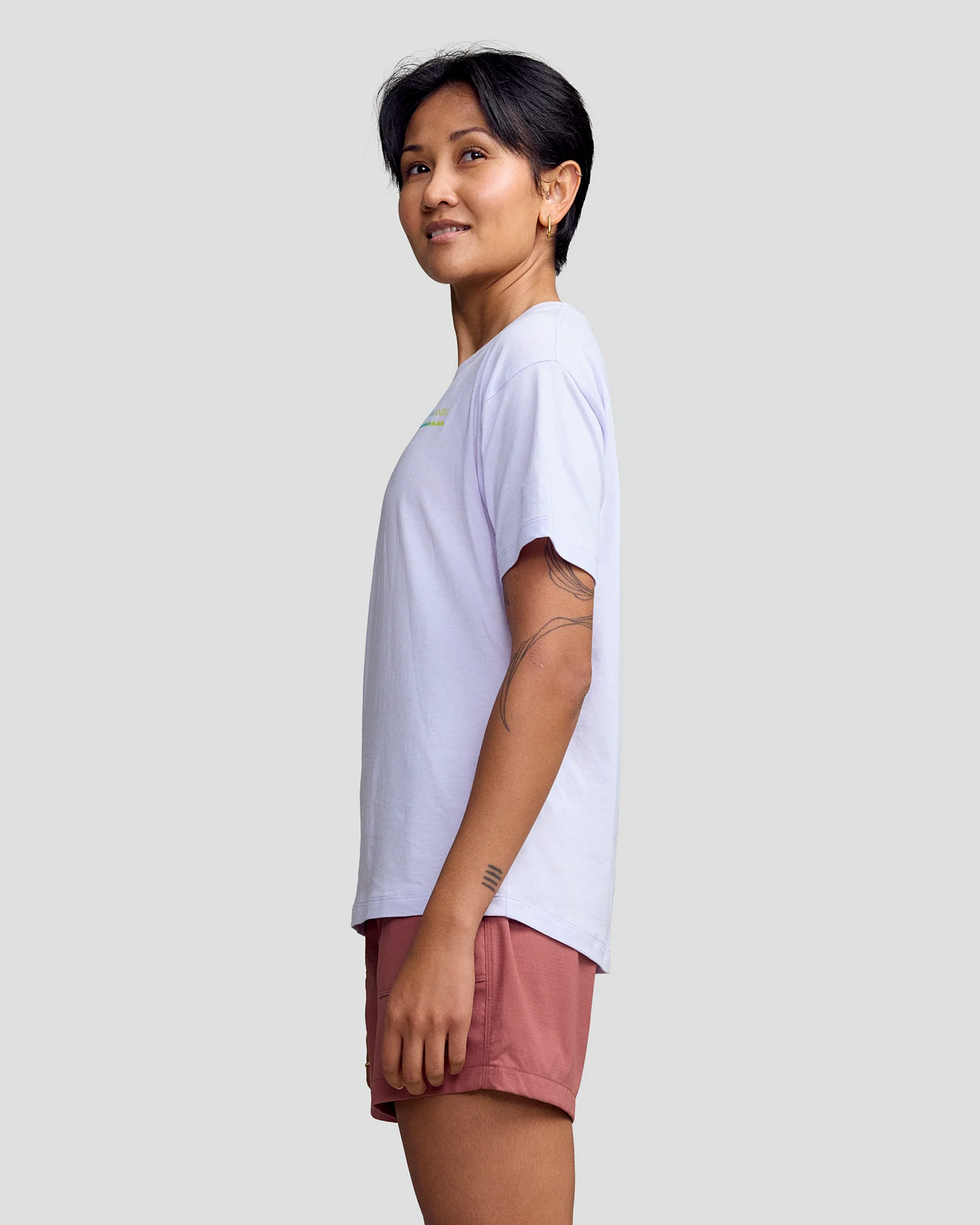 Women's Heritage Organic Cotton T-shirt - Bright Lilac - Image 3