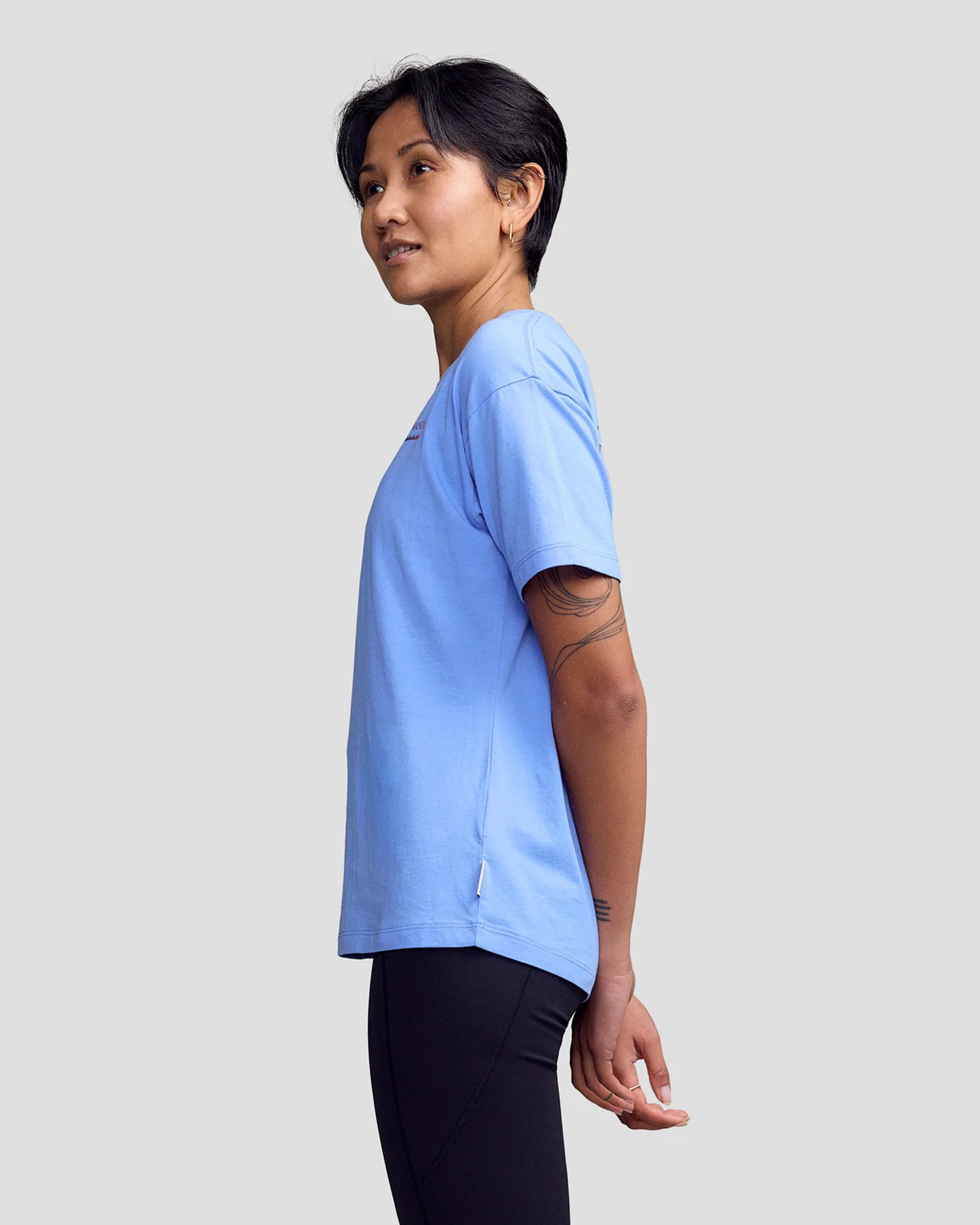 Heritage Logo Wmns Organic Cotton S/S Tee - Peri - Image 4