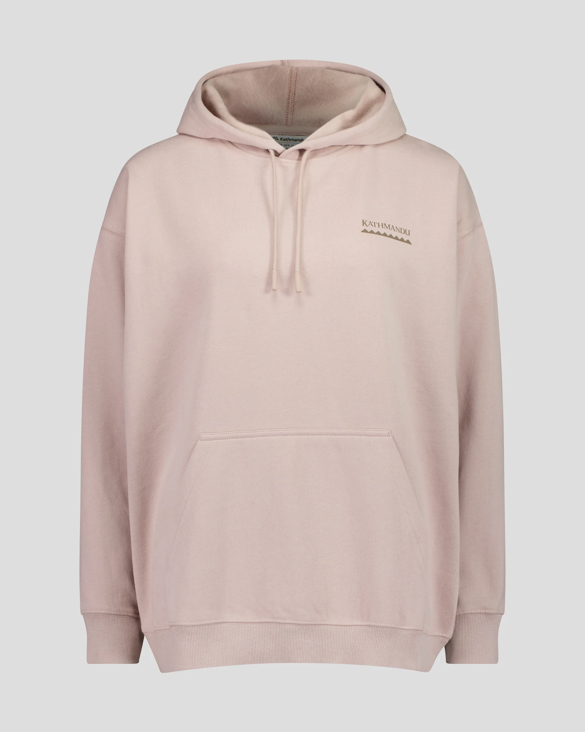 Women's Heritage Logo Slouchy Brushed Hoodie - Light Taupe - Image 5