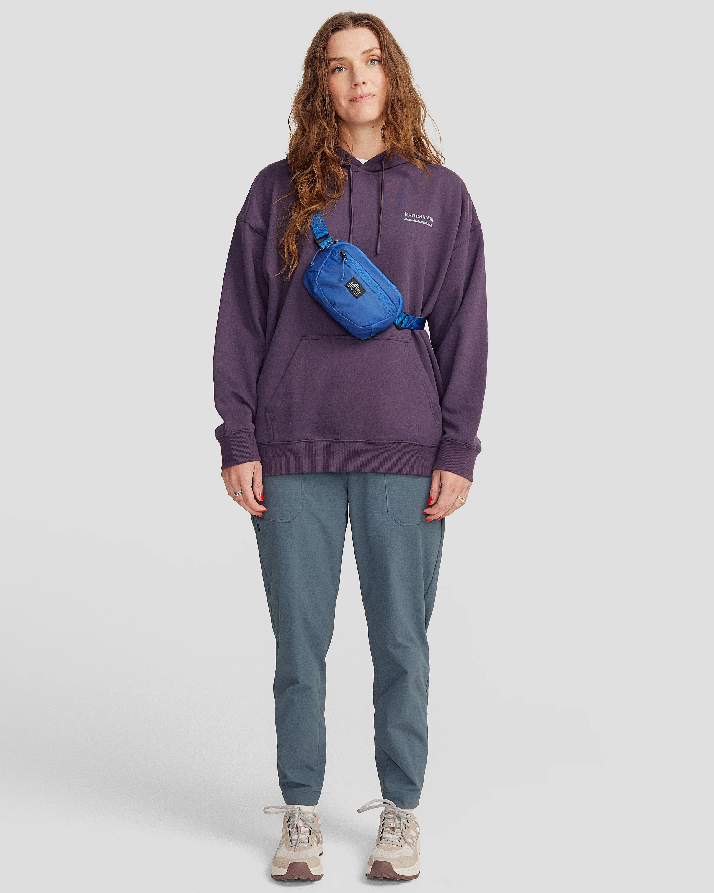 Heritage Logo Women's Slouchy Brushed Hoodie - Orbit - Image 2