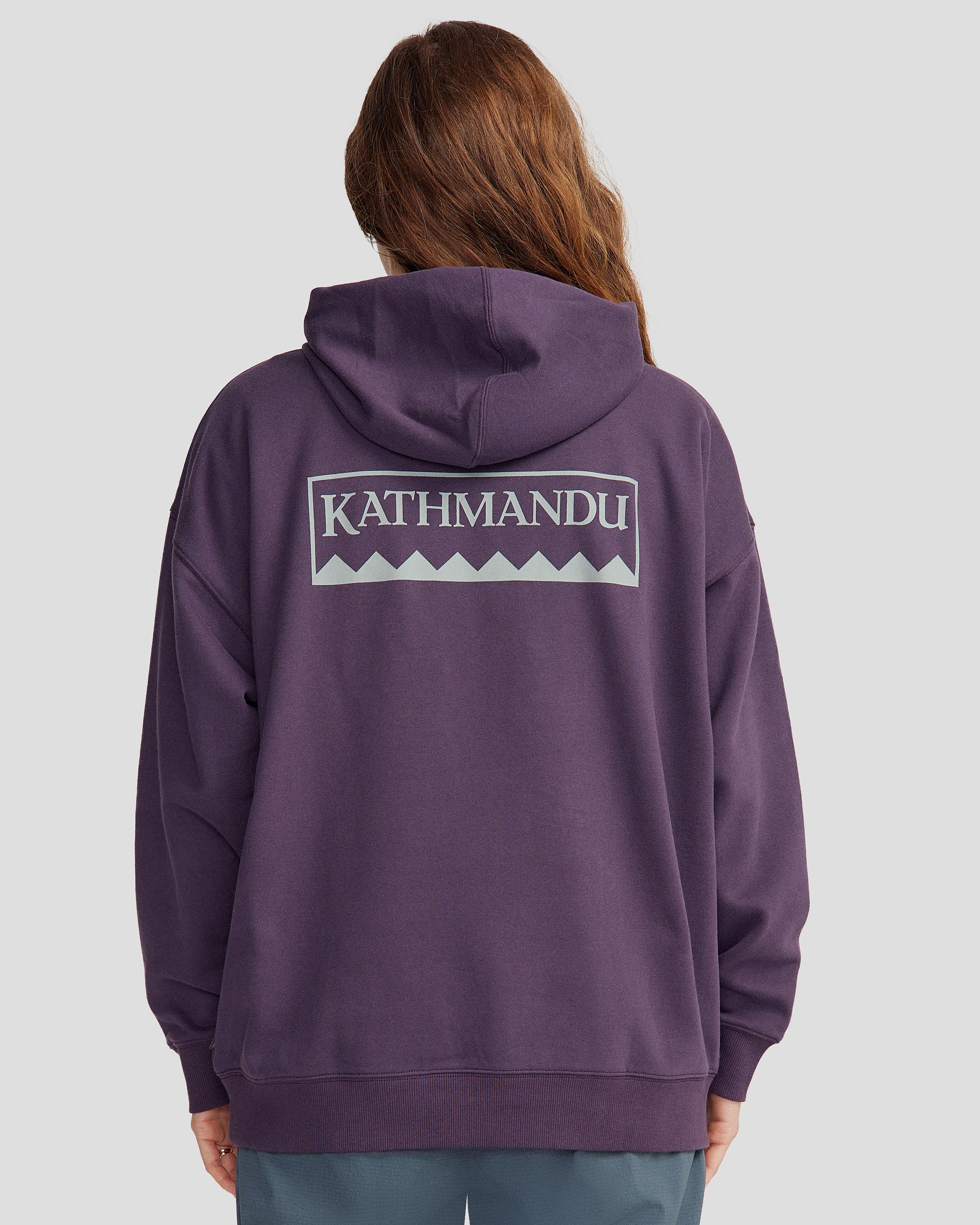 Heritage Logo Women's Slouchy Brushed Hoodie - Orbit - Image 4