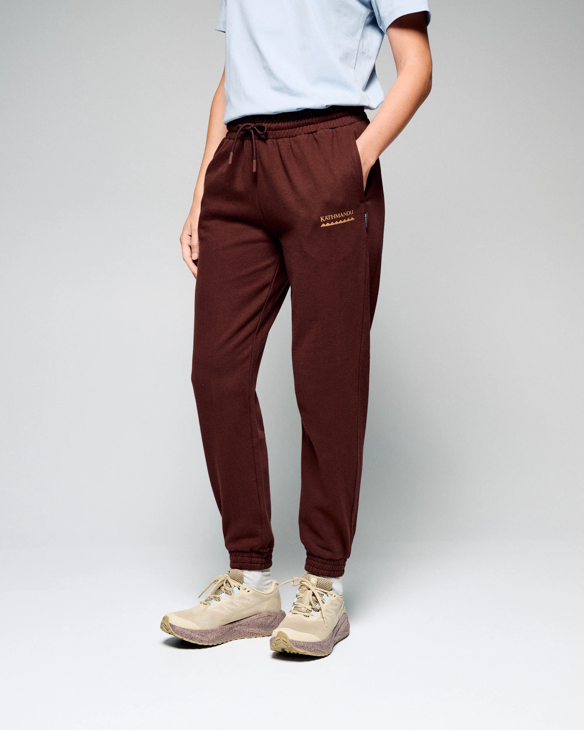 Women's Heritage Logo Slouchy Brushed Joggers - Cocoa - Image 2