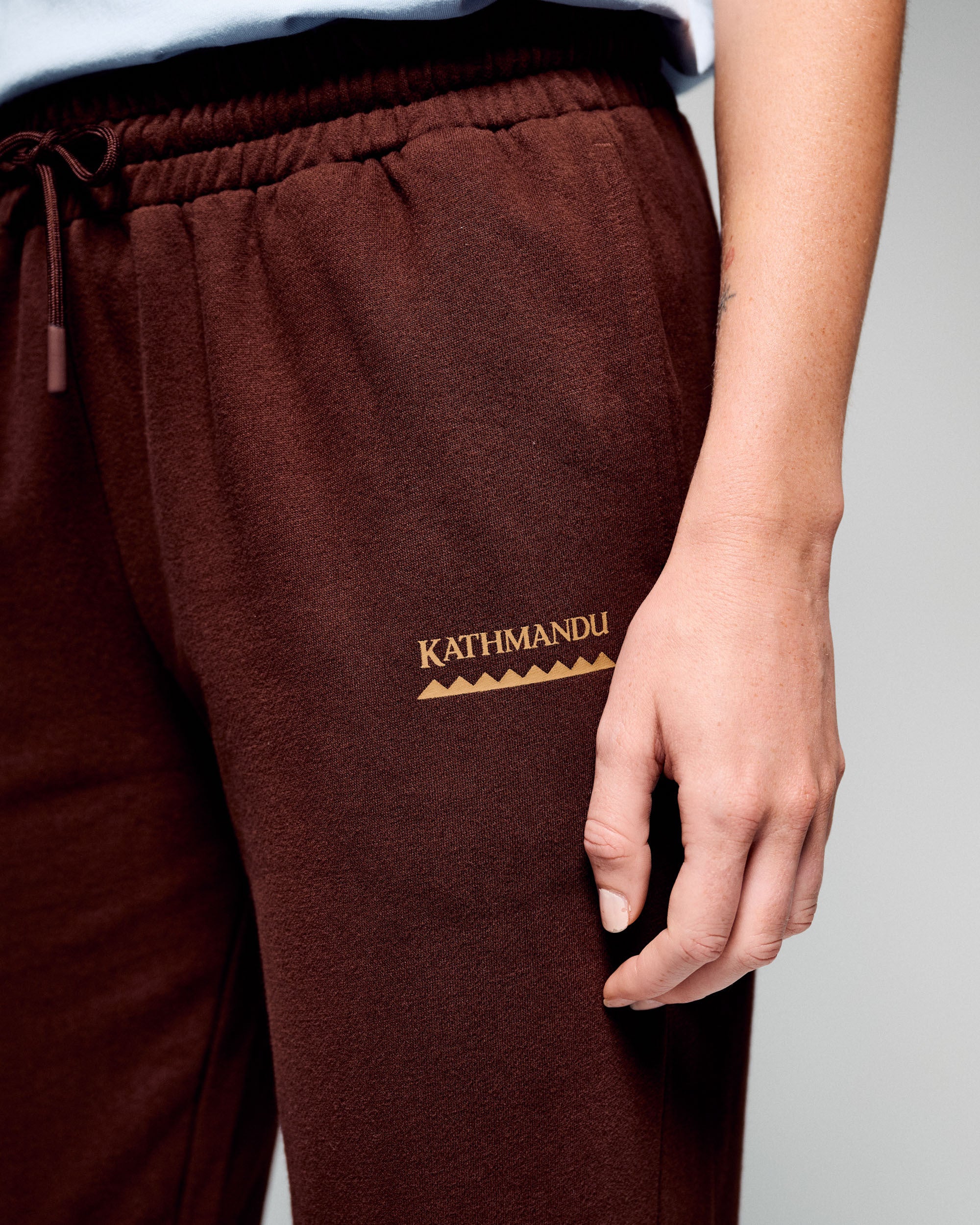 Women's Heritage Logo Slouchy Brushed Joggers - Cocoa - Image 3