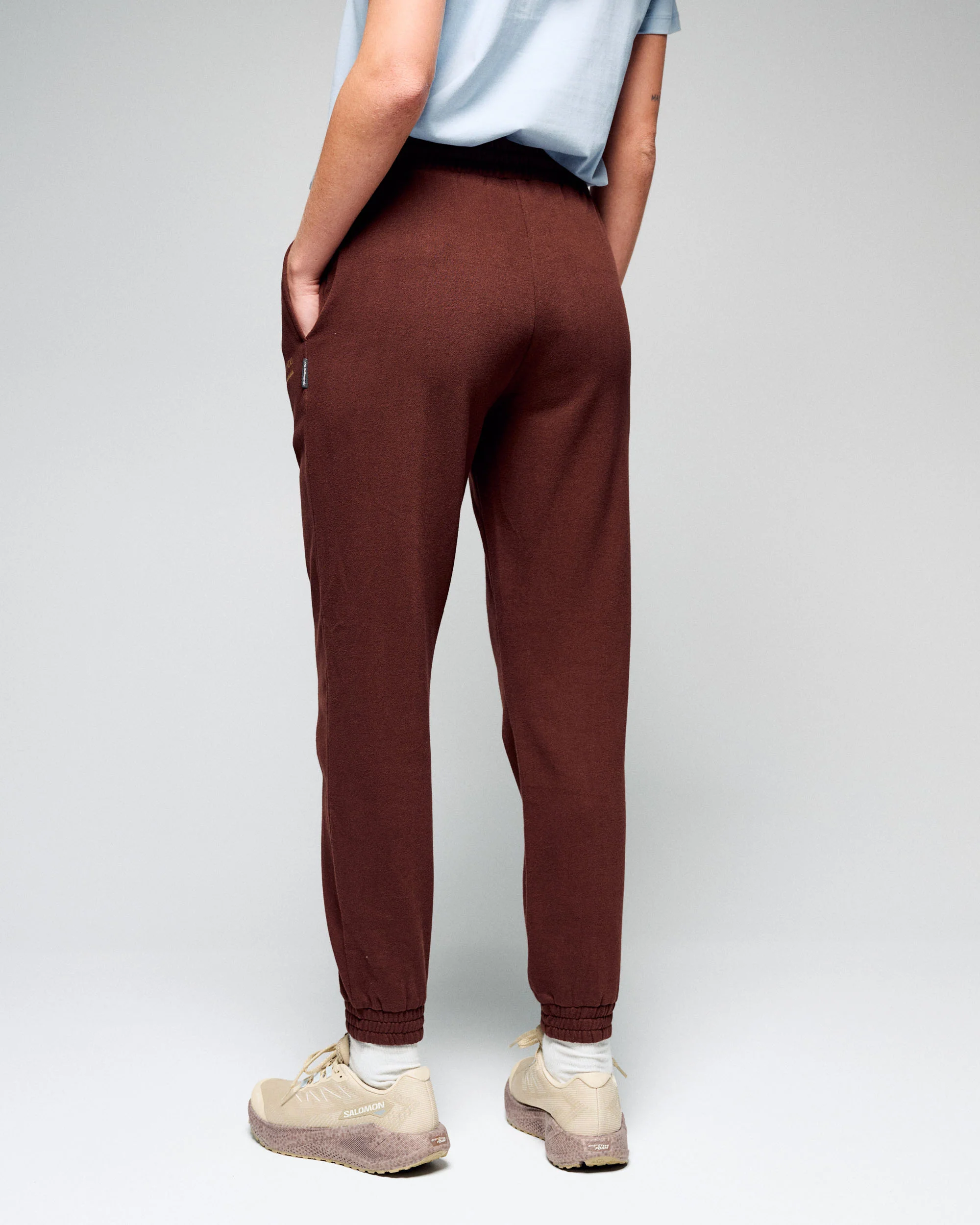 Women's Heritage Logo Slouchy Brushed Joggers - Cocoa - Image 4