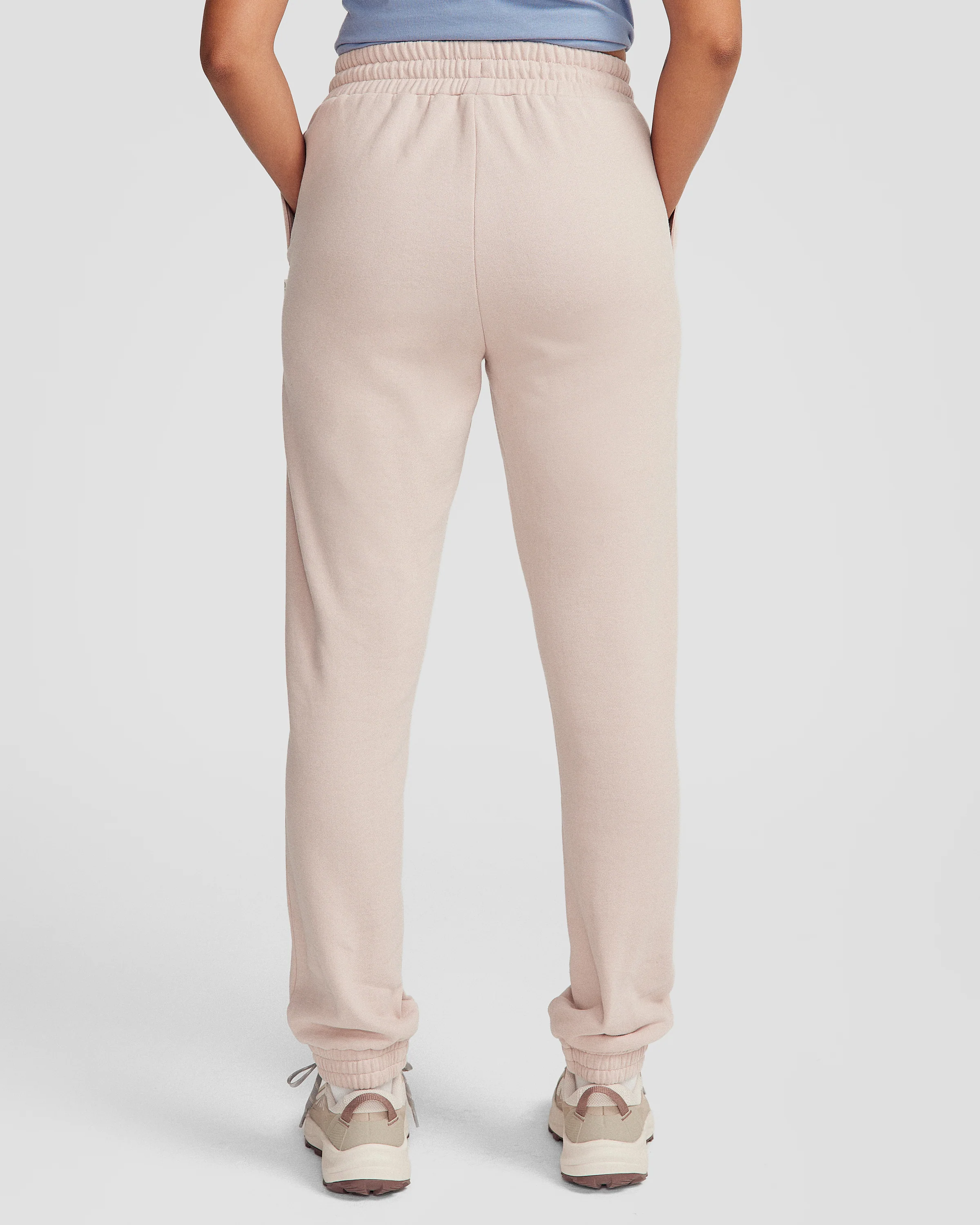 Women's Heritage Logo Slouchy Brushed Joggers - Light Taupe - Image 7