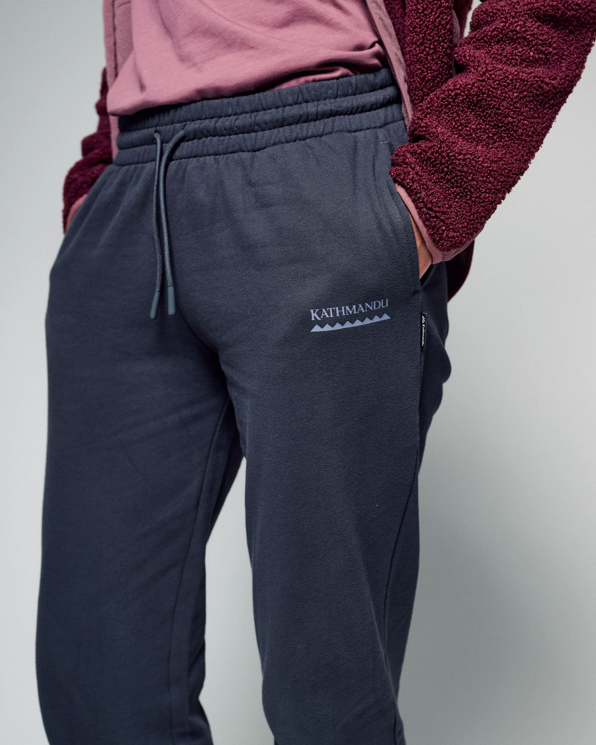 Women's Heritage Logo Slouchy Brushed Joggers - Shale - Image 4