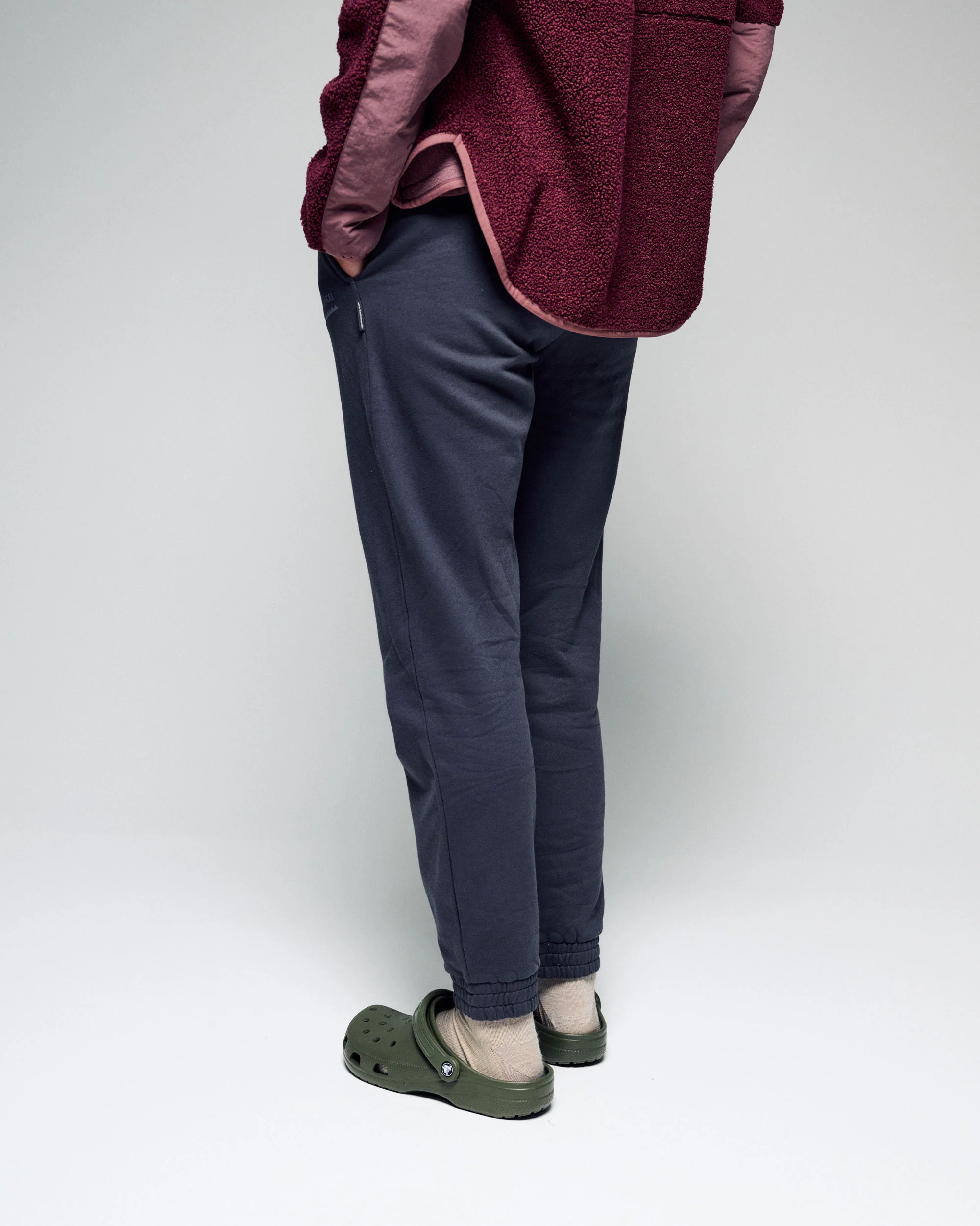 Women's Heritage Logo Slouchy Brushed Joggers - Shale - Image 5
