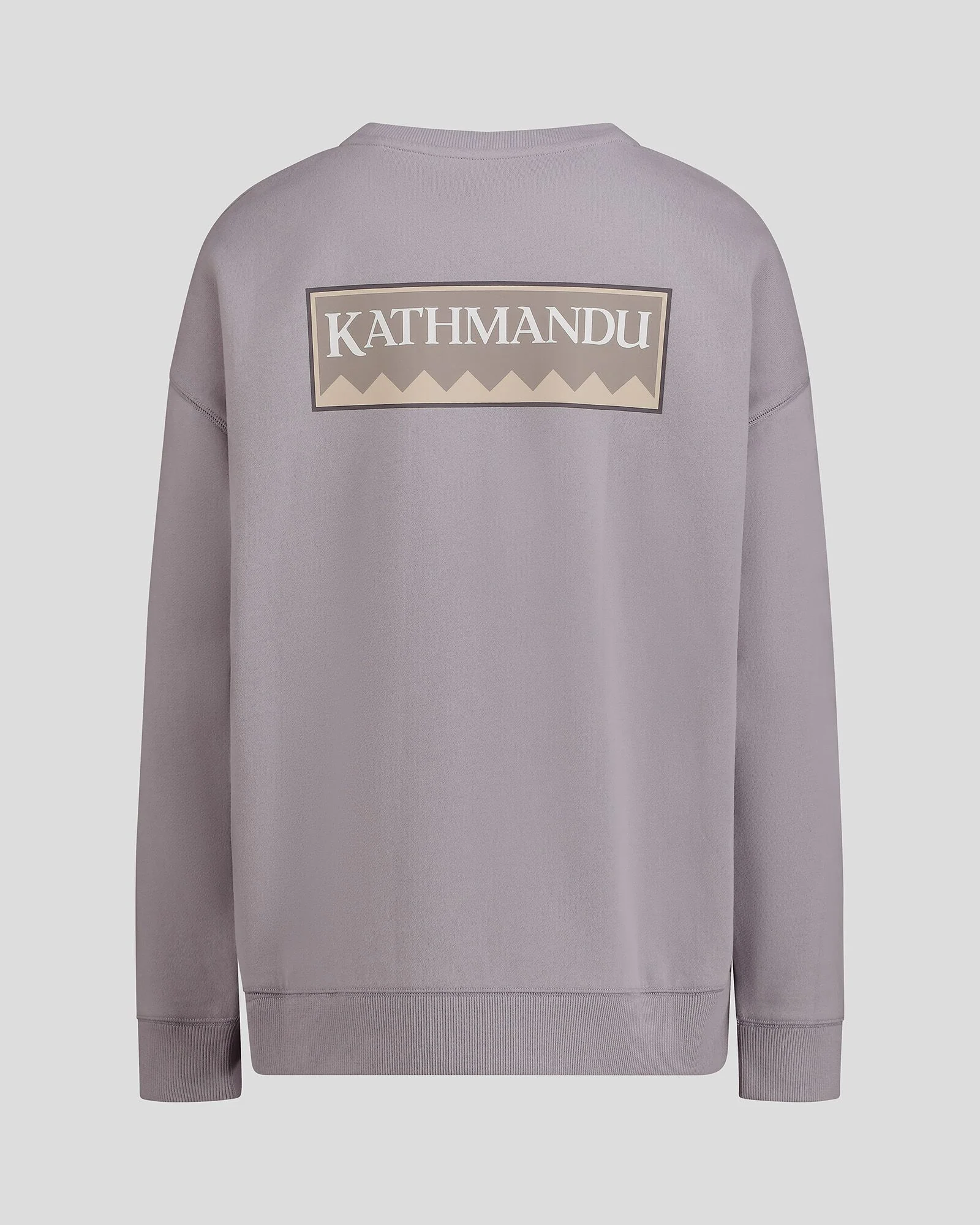 Women's Heritage Logo Slouchy LT BB Crew Sweatshirt - Light Haze - Image 5
