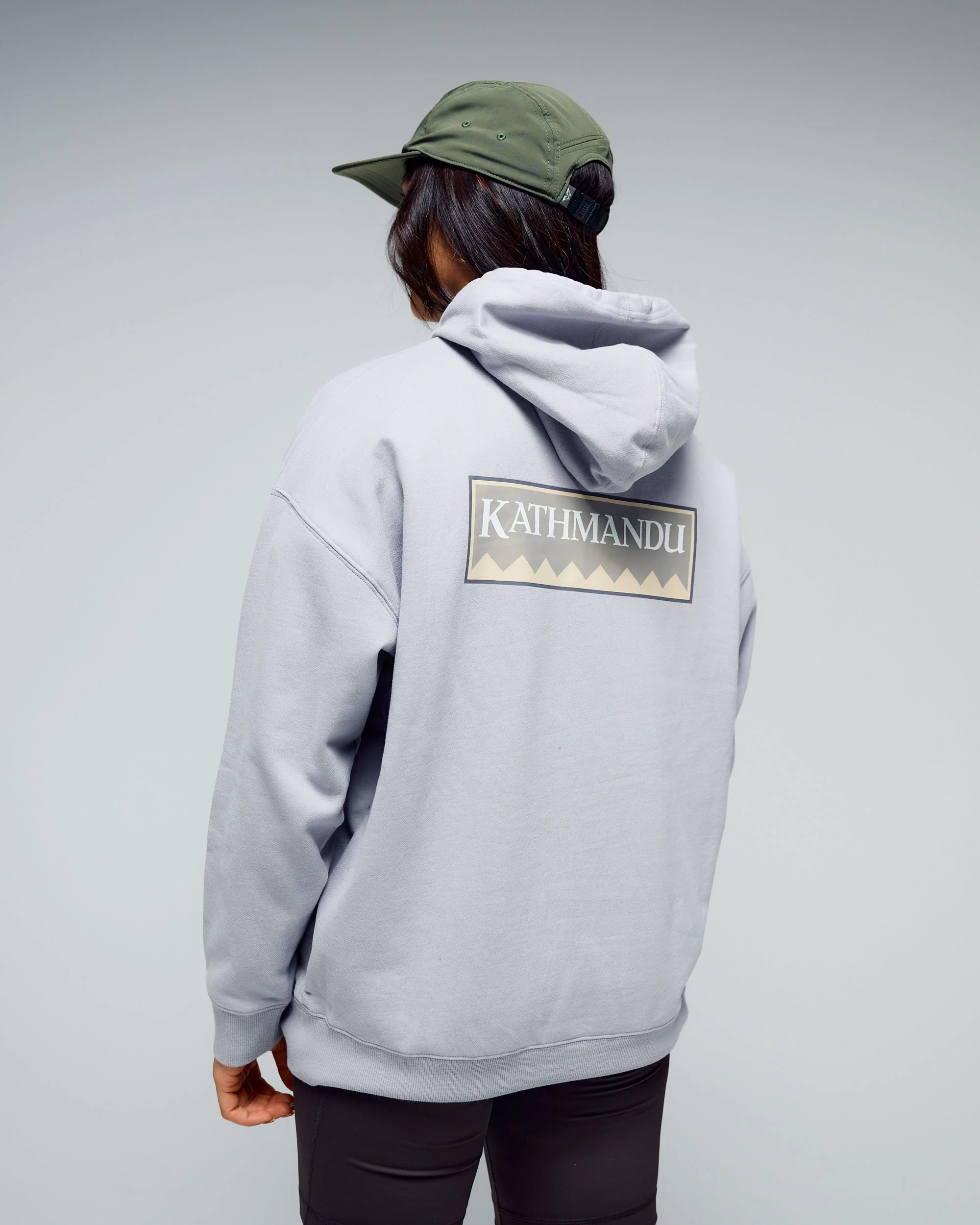 Women's Heritage Logo Slouchy LT BB Hoodie - Light Haze - Image 3