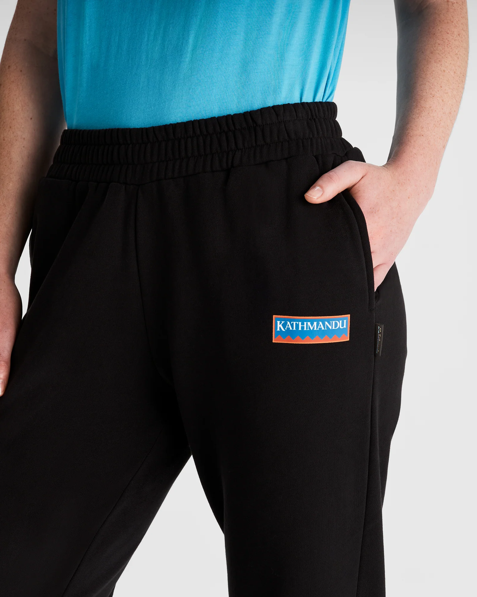 Women's Heritage Logo Slouchy LT BB Jogger Pants - Black Stingray - Image 4