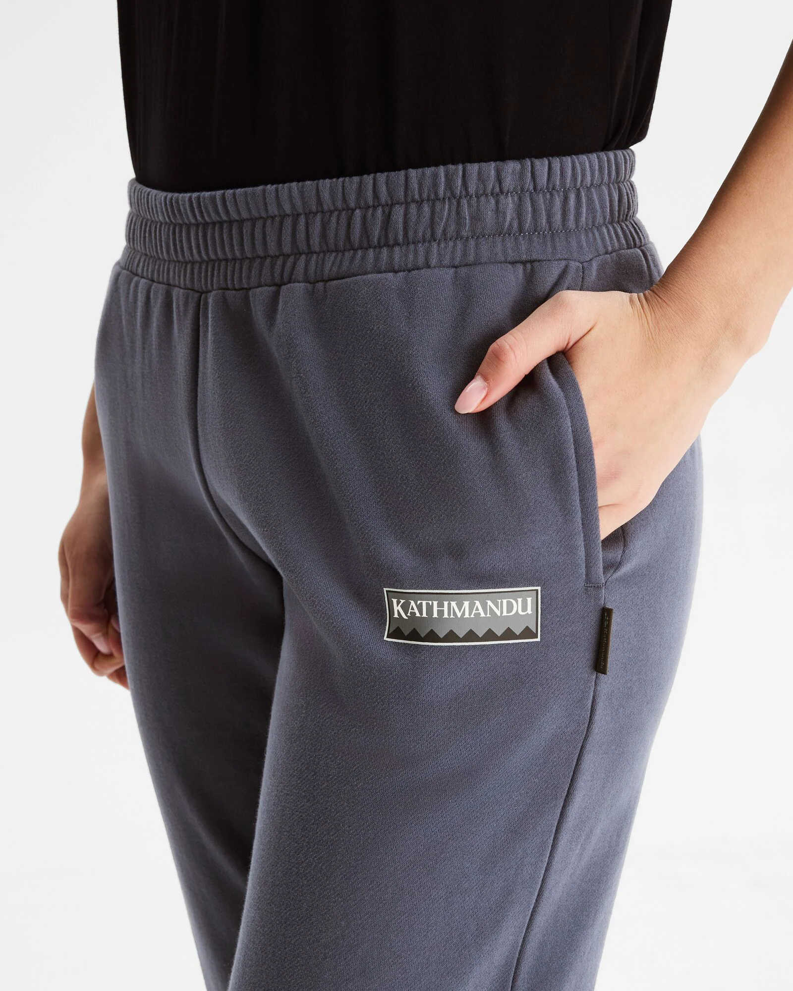 Women's Heritage Logo Slouchy LT BB Jogger Pants - Mid Navy - Image 4