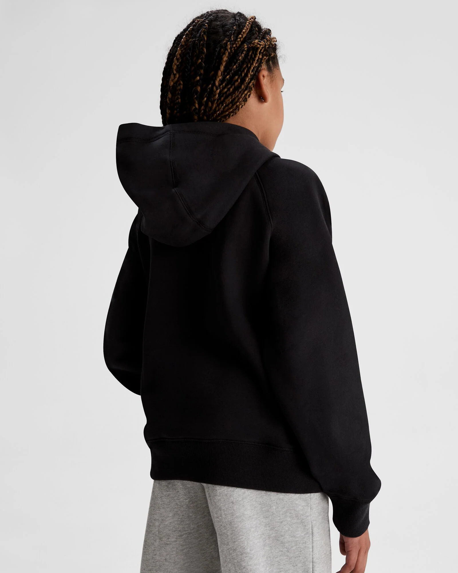 Youth Heritage Logo LT BB Hoodie - Black Stingray - Image 4