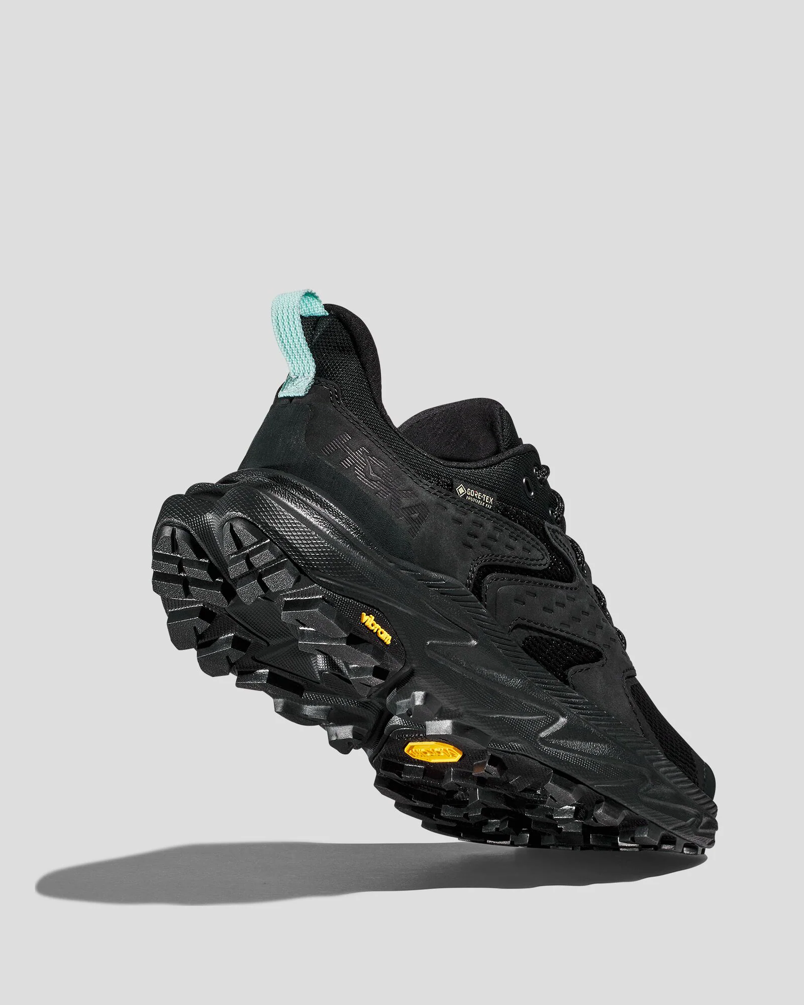 Women's Hoka Anacapa 2 Low GTX Hiking Shoes - Black - Image 4