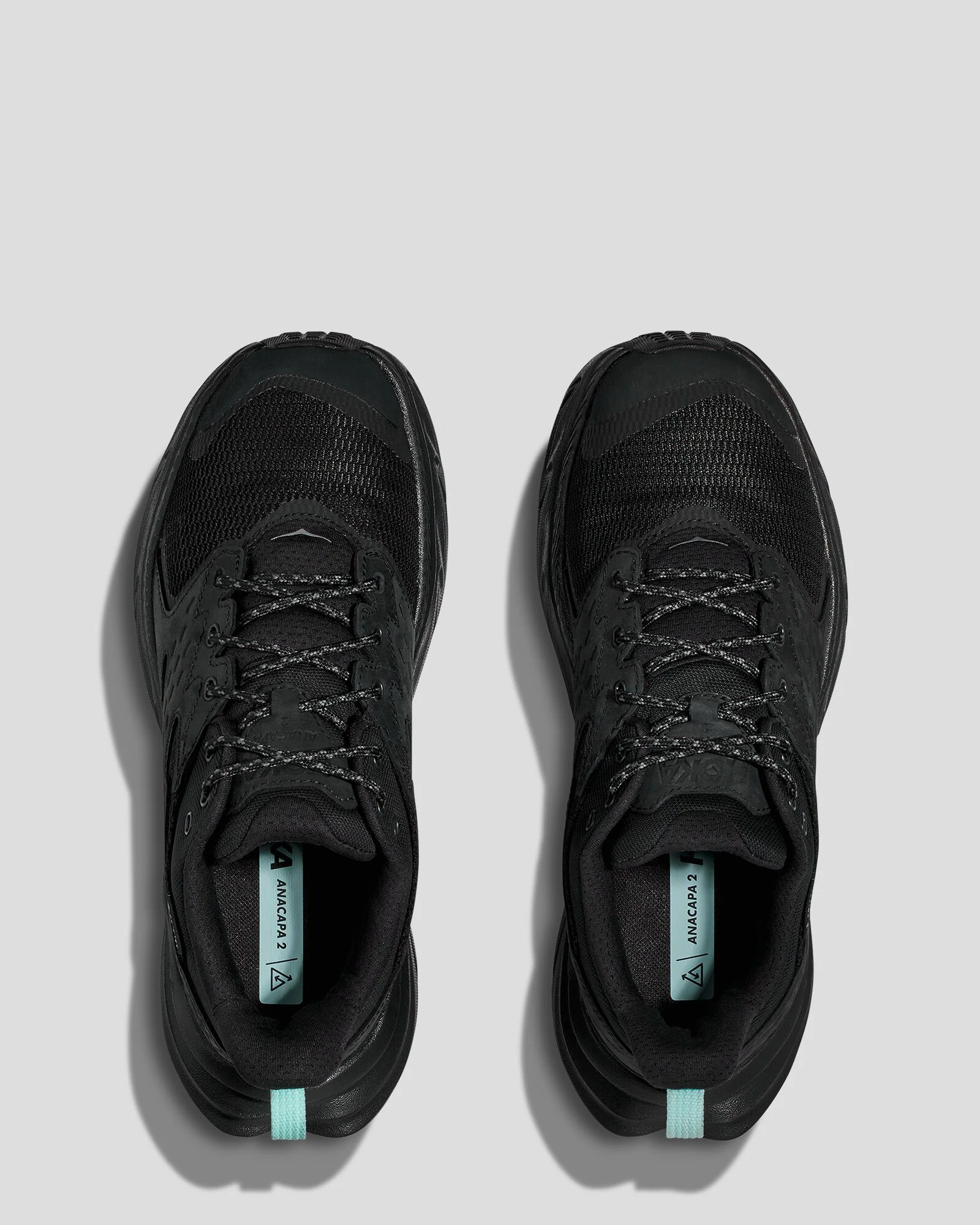 Women's Hoka Anacapa 2 Low GTX Hiking Shoes - Black - Image 5