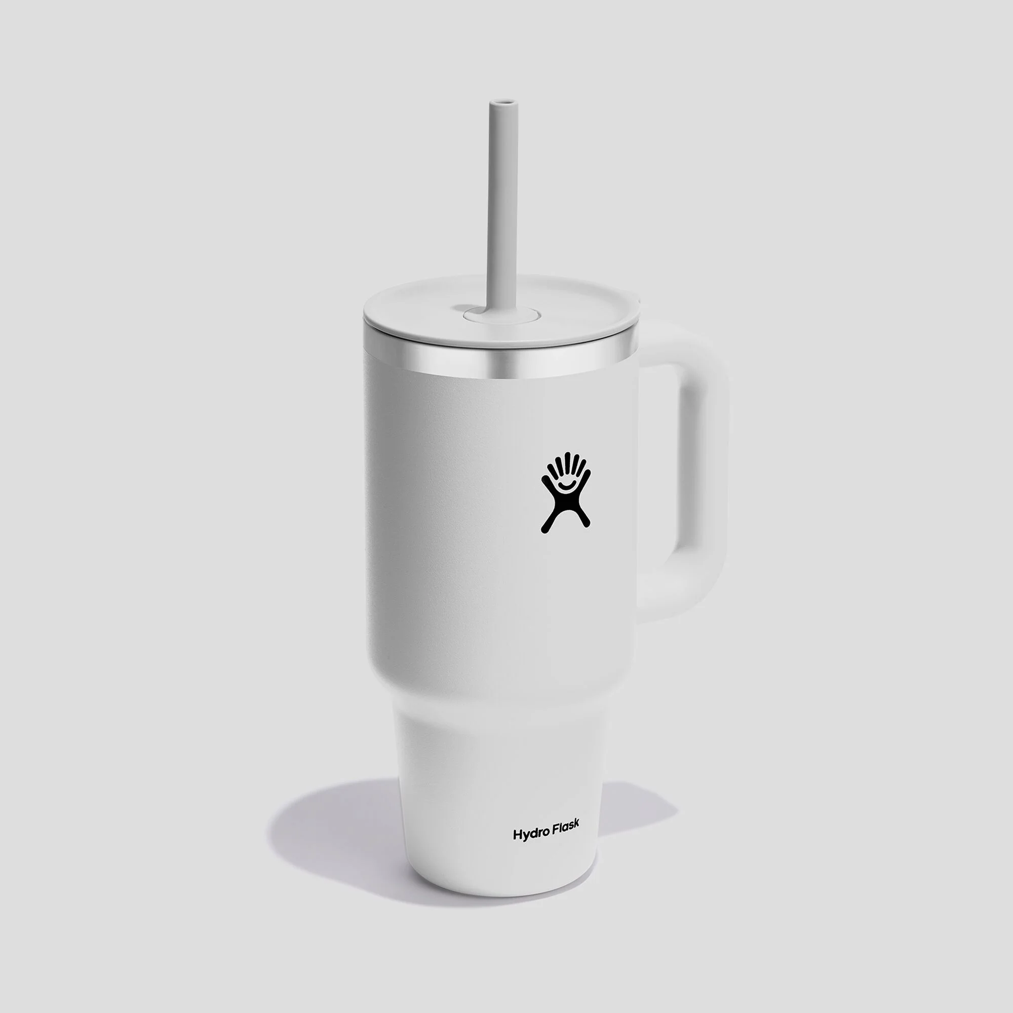 Hydro Flask Travel Tumbler and Straw 946 ml - White - Image 2