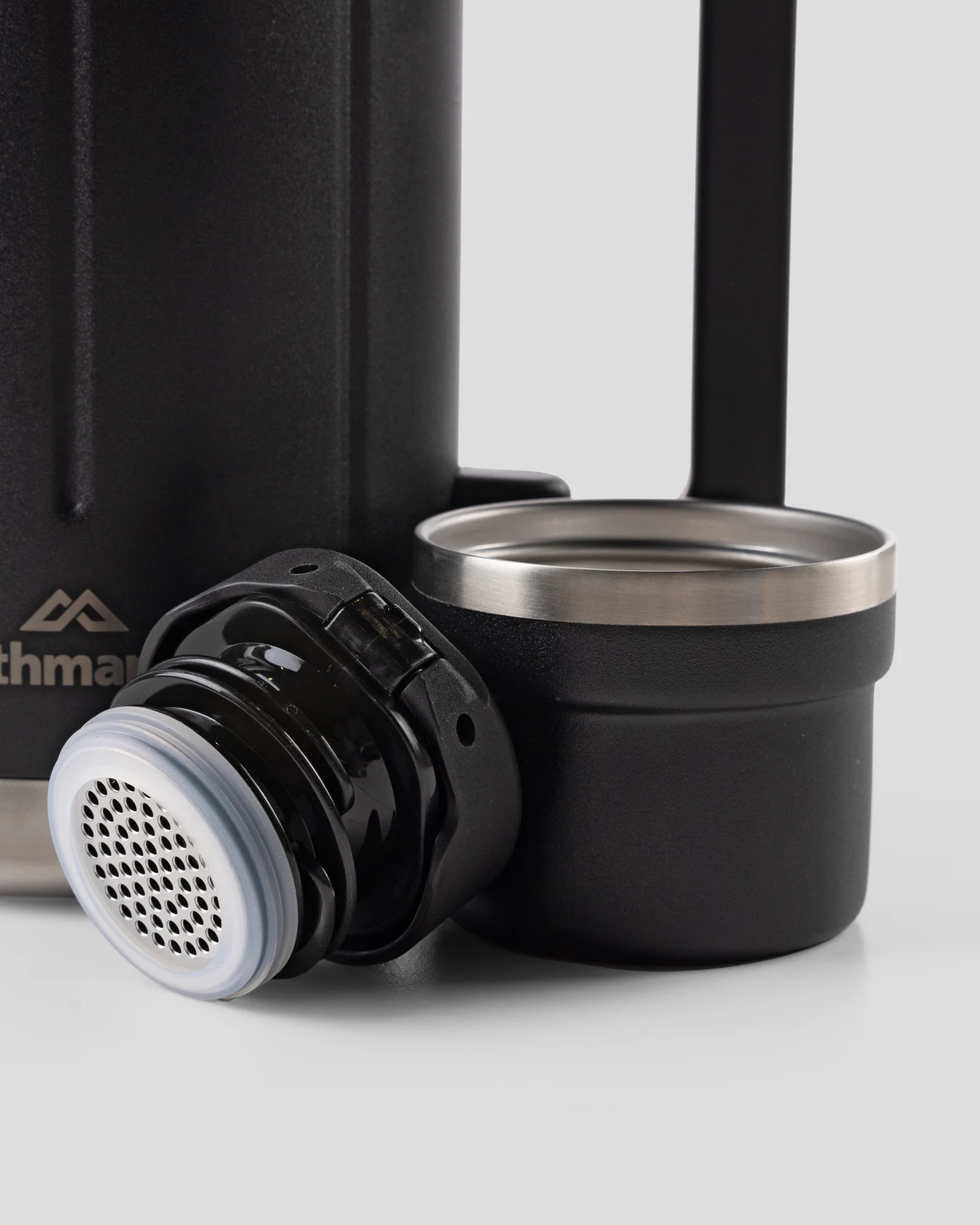Insulated Flask With Cup - 1.2L - Black Stingray - Image 5