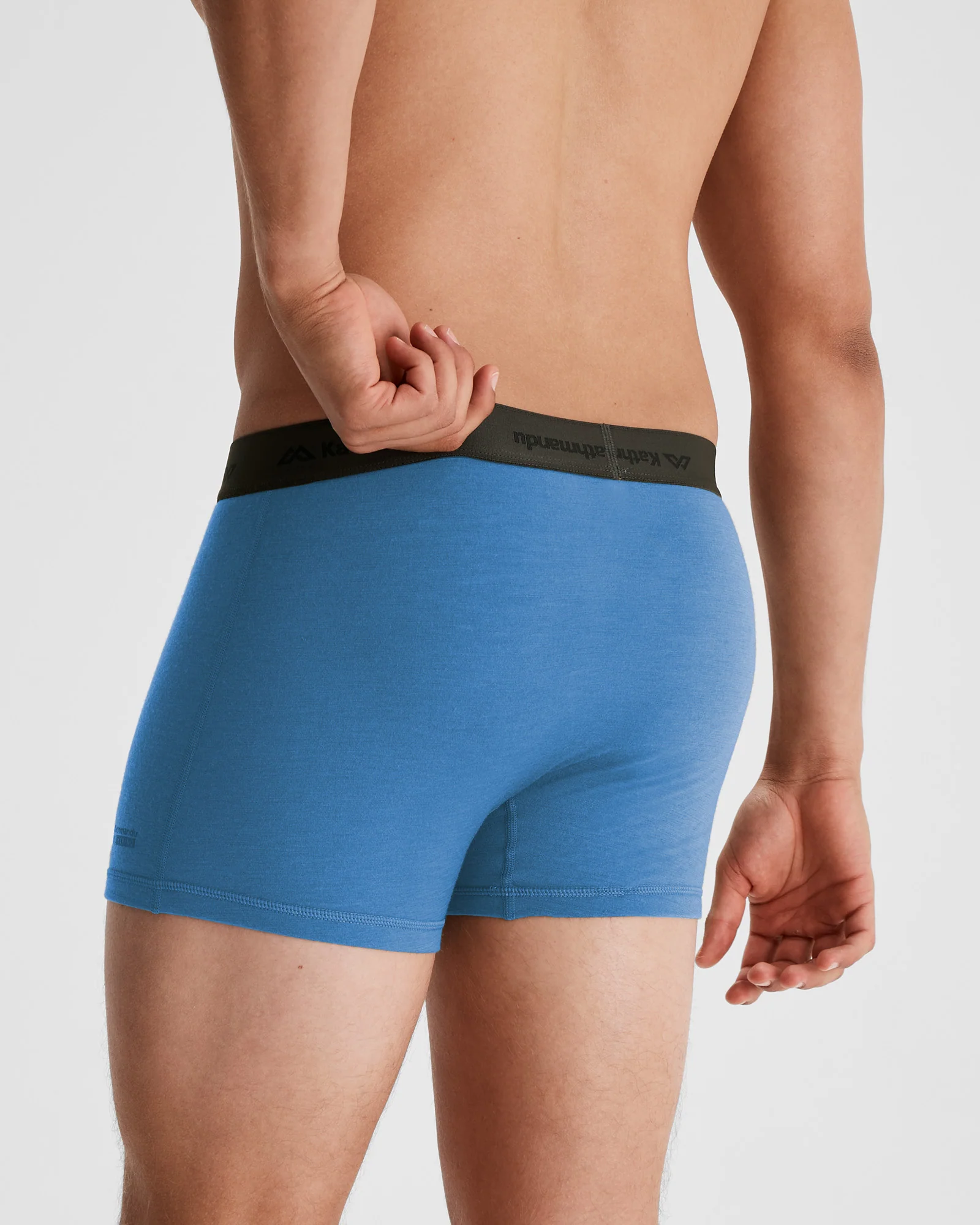 Men's K-Merino 125 4.5 inch Boxer - Dark Eddy - Image 2