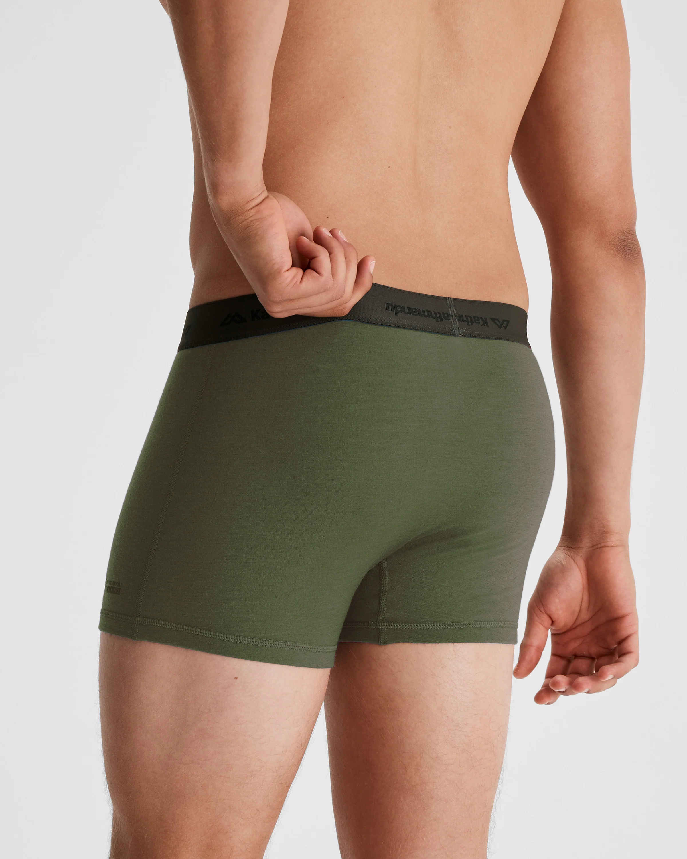 Men's K-Merino 125 4.5" Boxer - Light Moss - Image 2