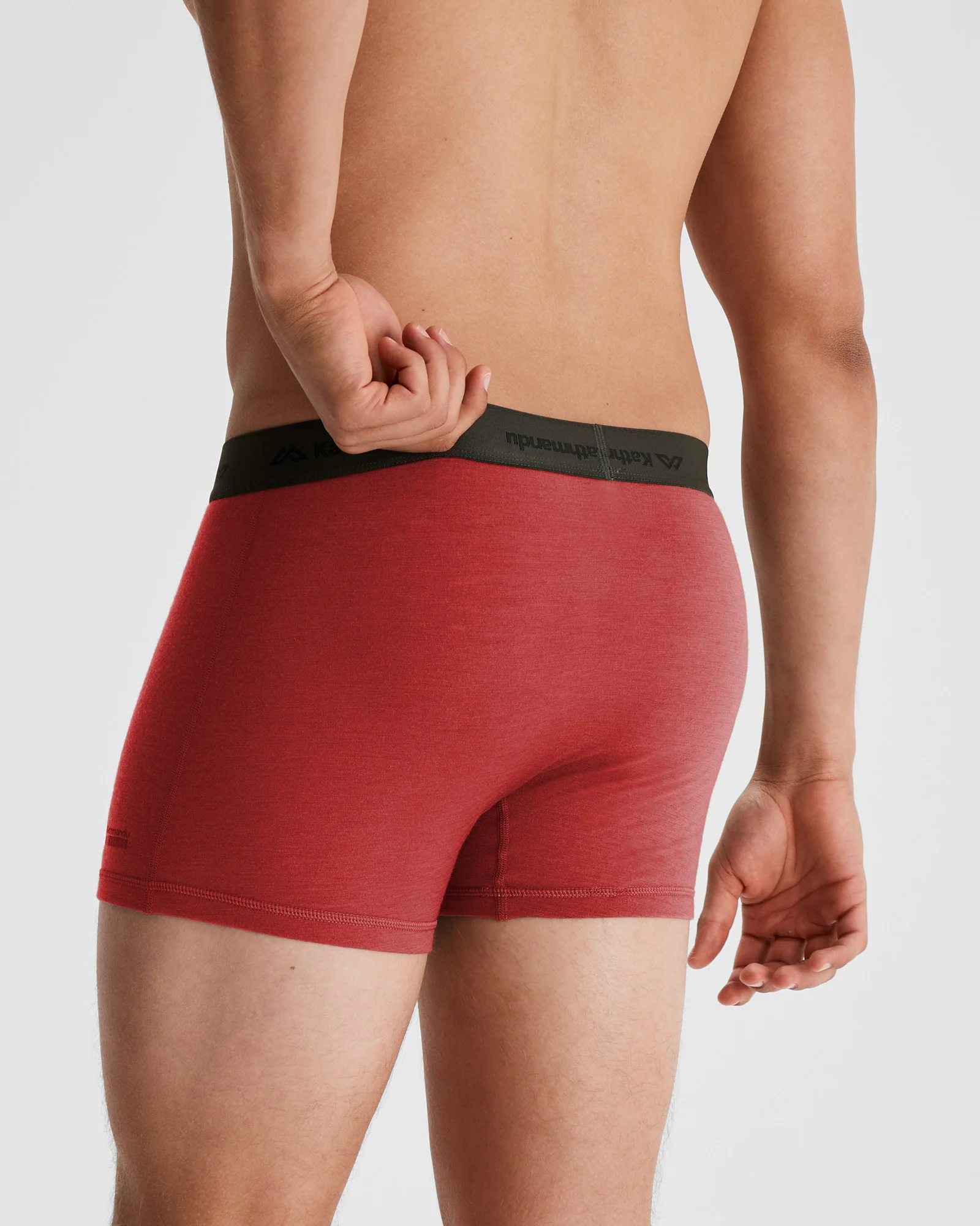 Men's K-Merino 125 4.5 inch Boxer - Redwood - Image 2