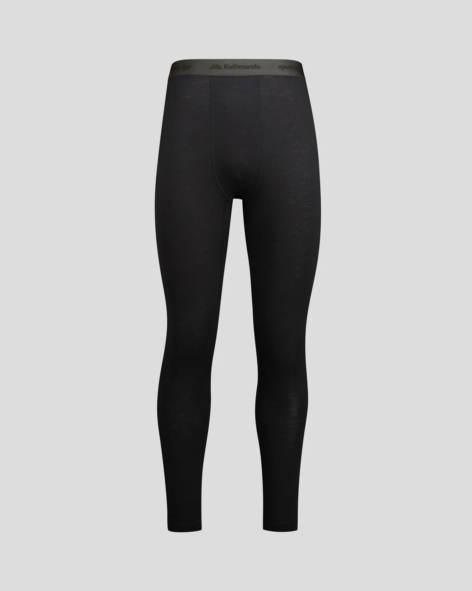 Men's K-Merino 125 Baselayer Long Johns - Black Stingray - Image 5