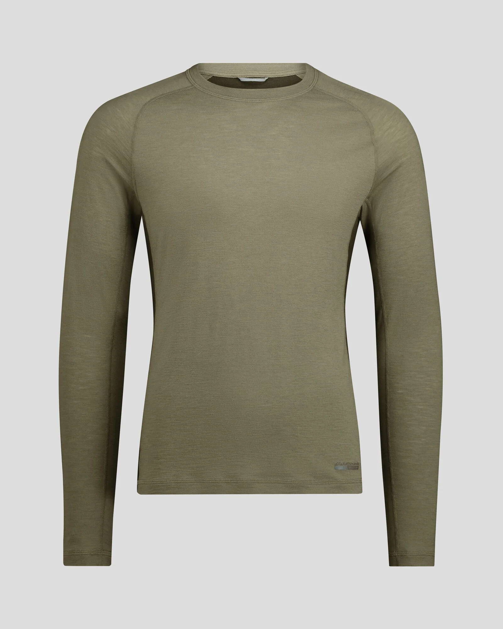 Men's K-Merino 125 Baselayer Top - Beech/Dark Moss - Image 6