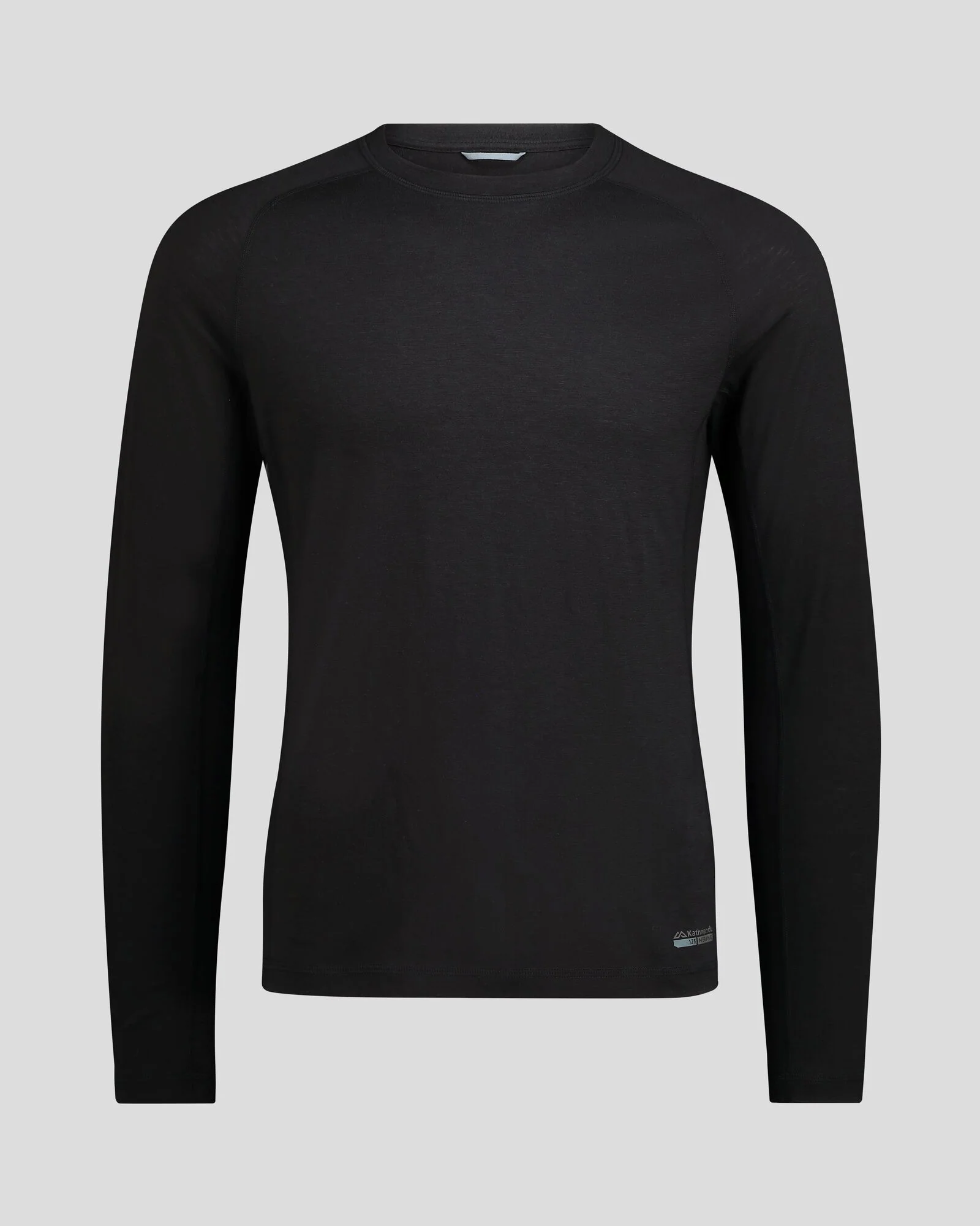 Men's K-Merino 125 Baselayer Top - Black Stingray - Image 5