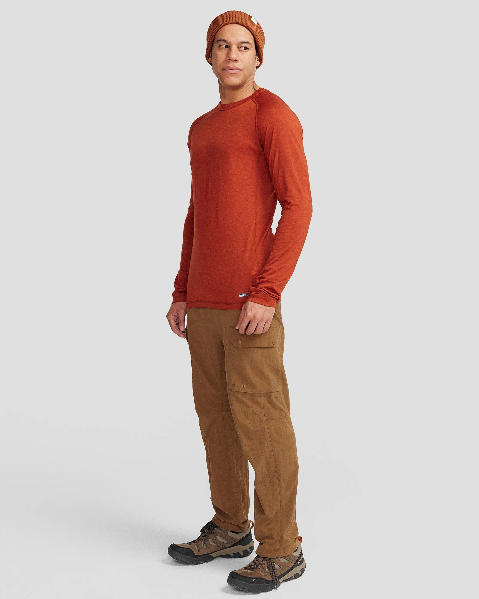 Men's K-Merino 125 Baselayer Top - Redwood - Image 2