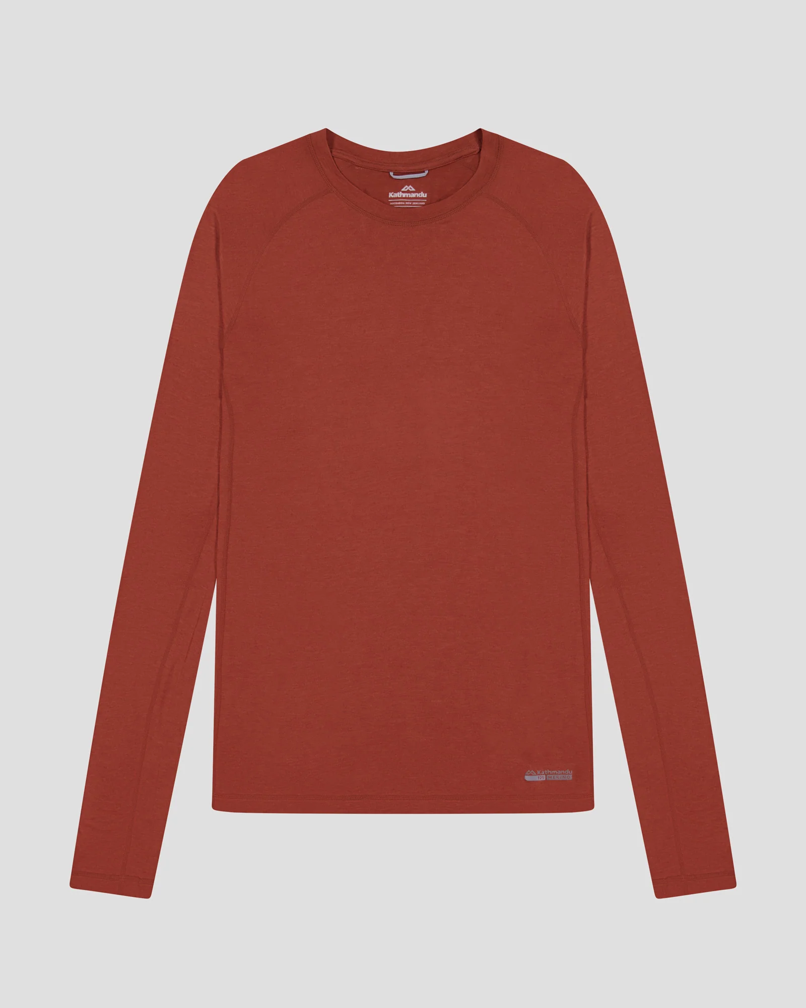 Men's K-Merino 125 Baselayer Top - Redwood - Image 5