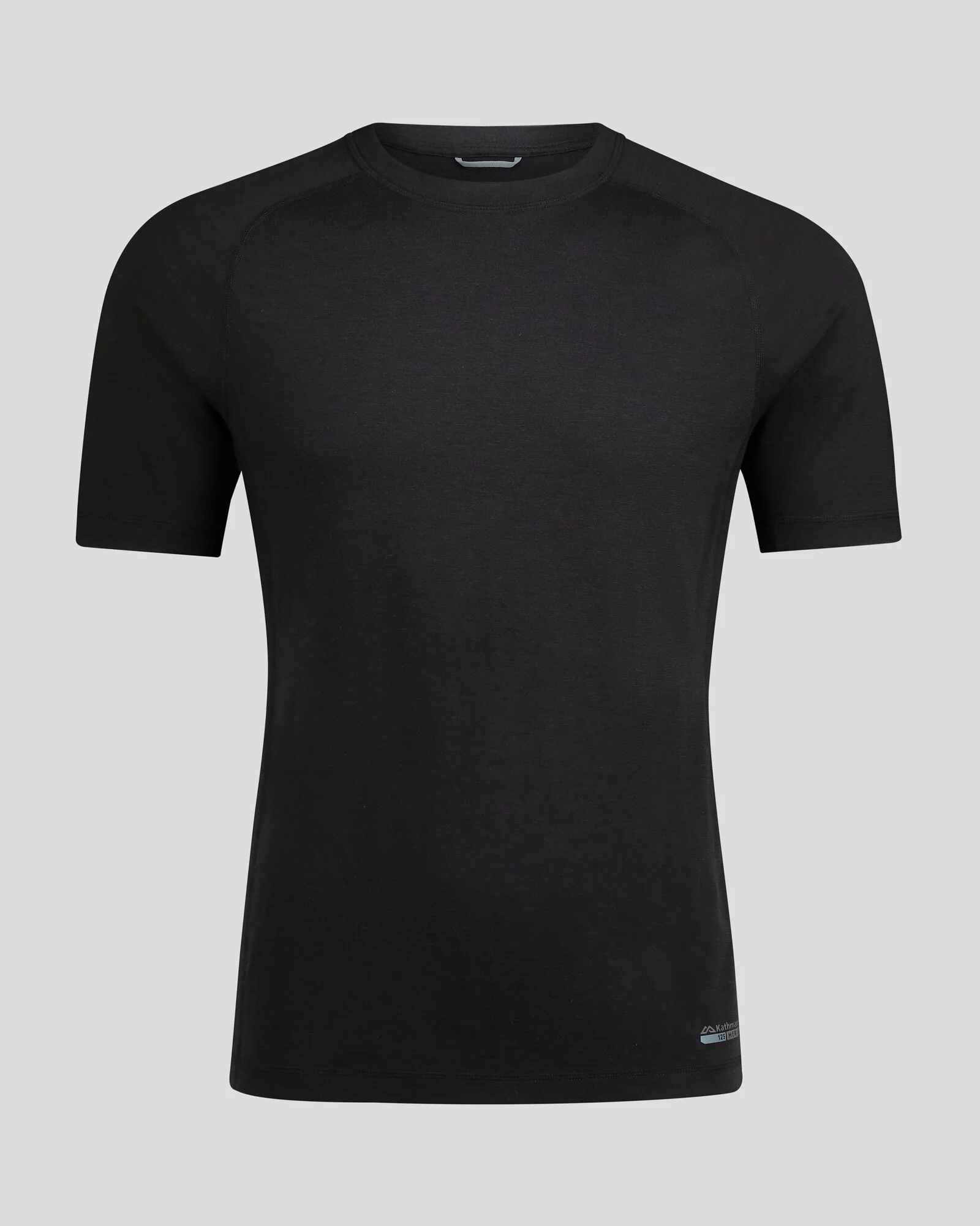 Men's K-Merino 125 Baselayer T-shirt - Black Stingray - Image 6