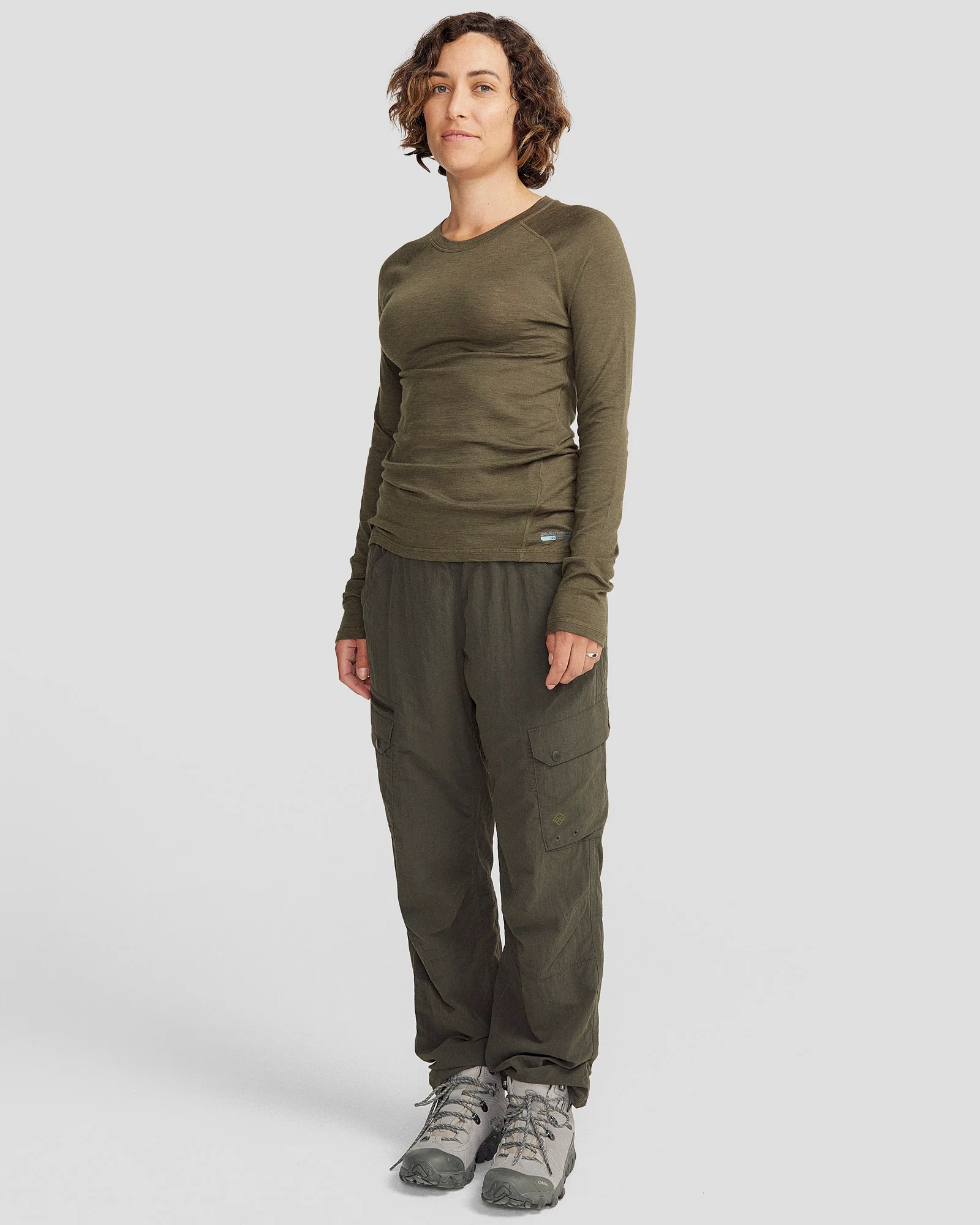 Women's K-Merino 125 Baselayer Top - Light Moss - Image 4