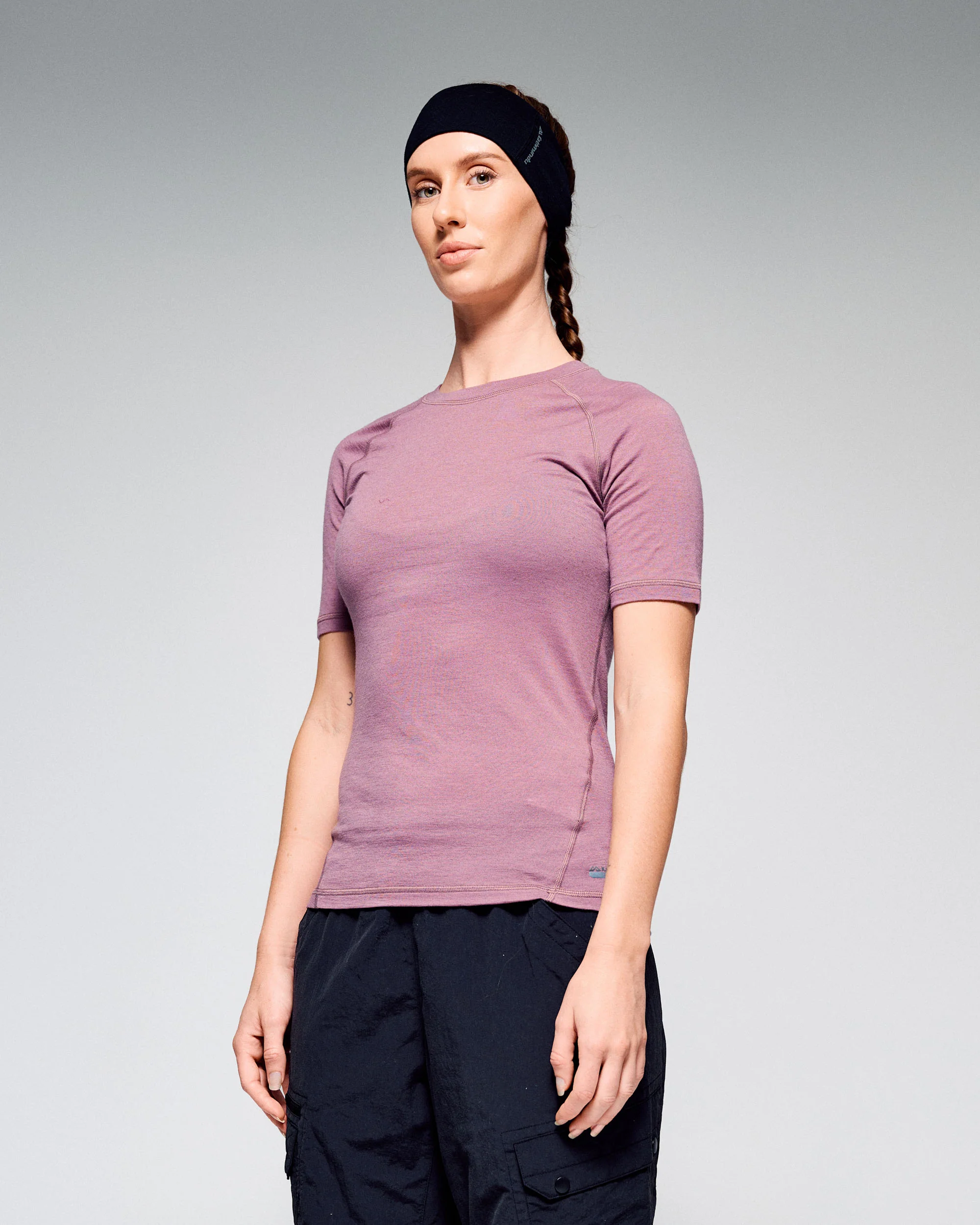 Women's K-Merino 125 Baselayer S/S Tee - Dark Thistle - Image 2