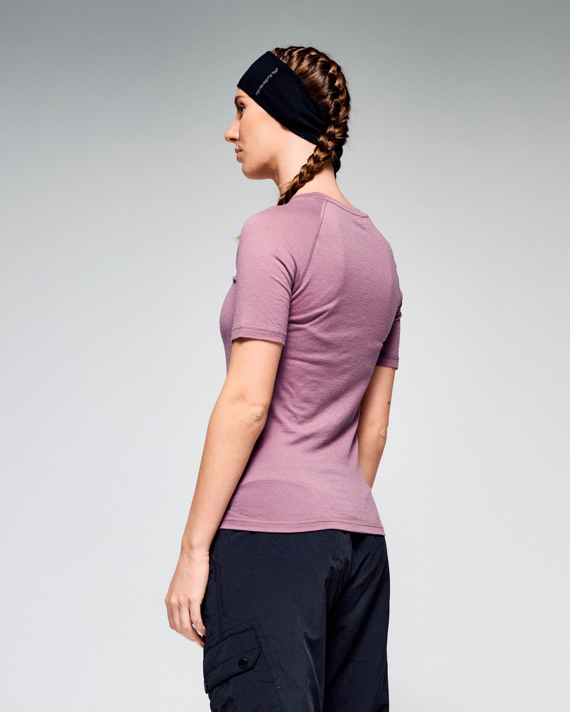 Women's K-Merino 125 Baselayer S/S Tee - Dark Thistle - Image 4