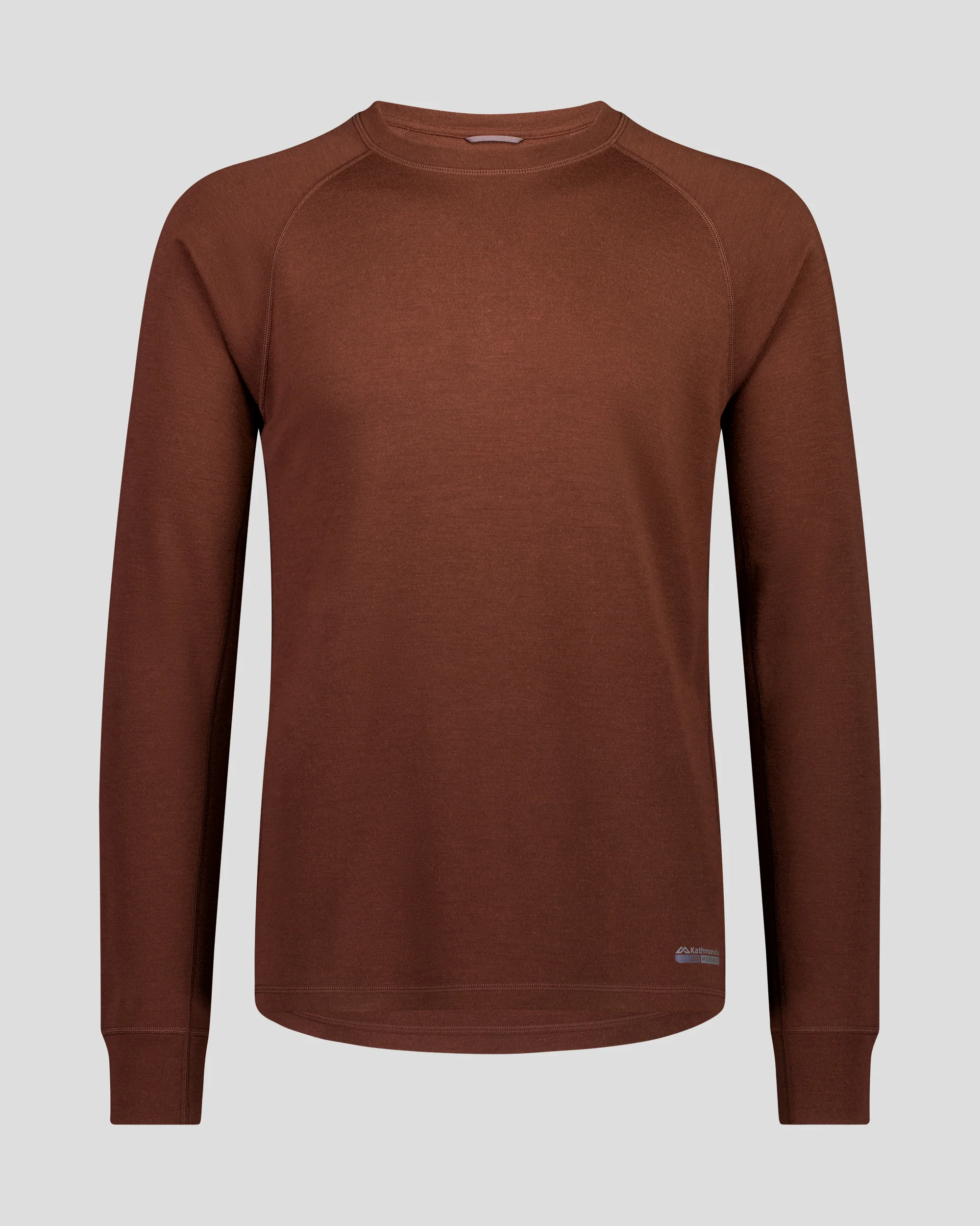 Men's K-Merino 250 Long Sleeve Top - Cocoa - Image 4