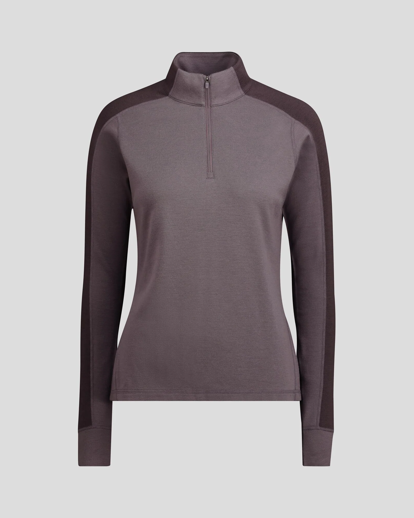 Women's K-Merino 250 Quarter Zip Top  - Light Quartz/Dark Quartz - Image 5