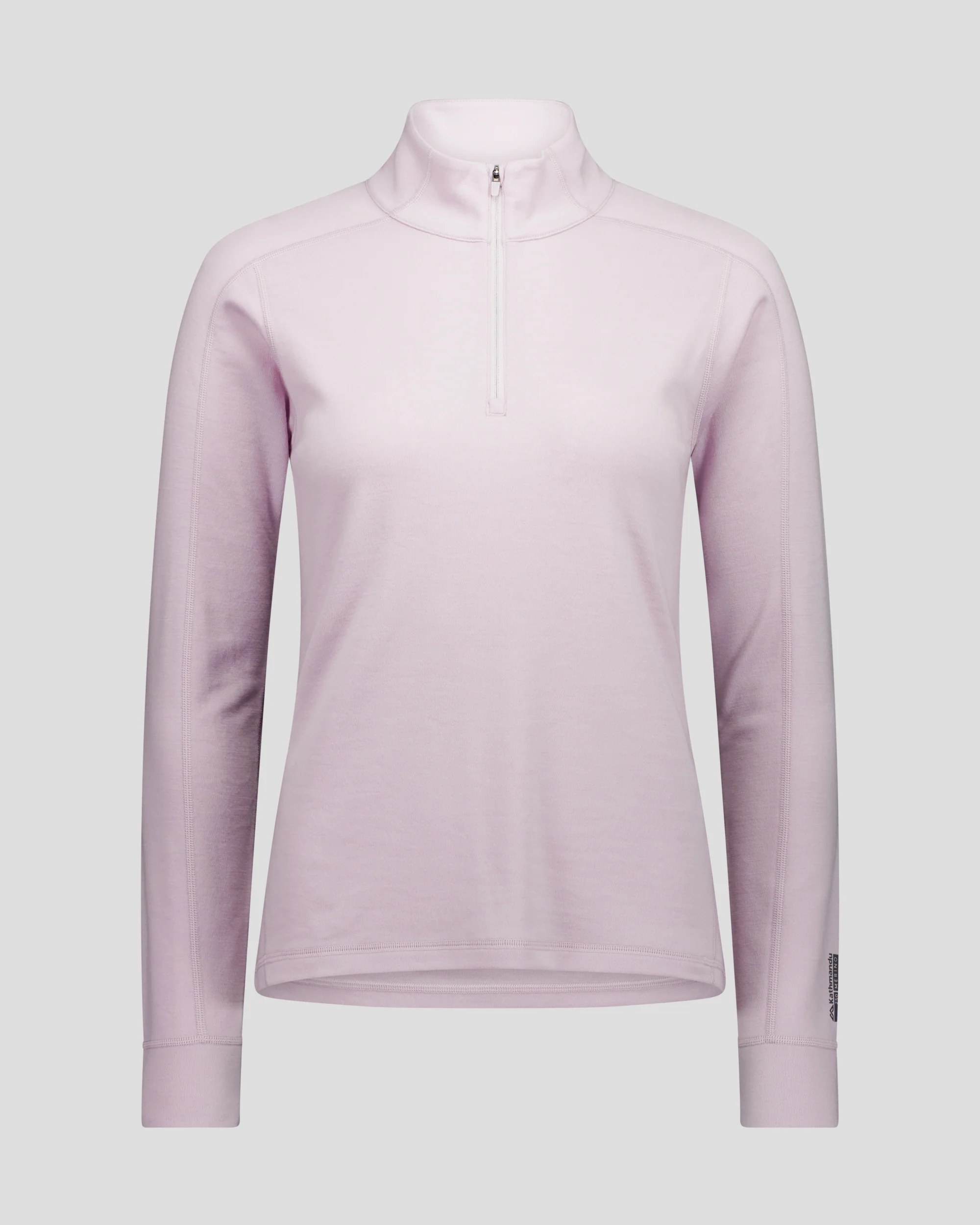 Women's K-Merino 250 1/4 Zip Long Sleeve Top - Stardust - Image 7