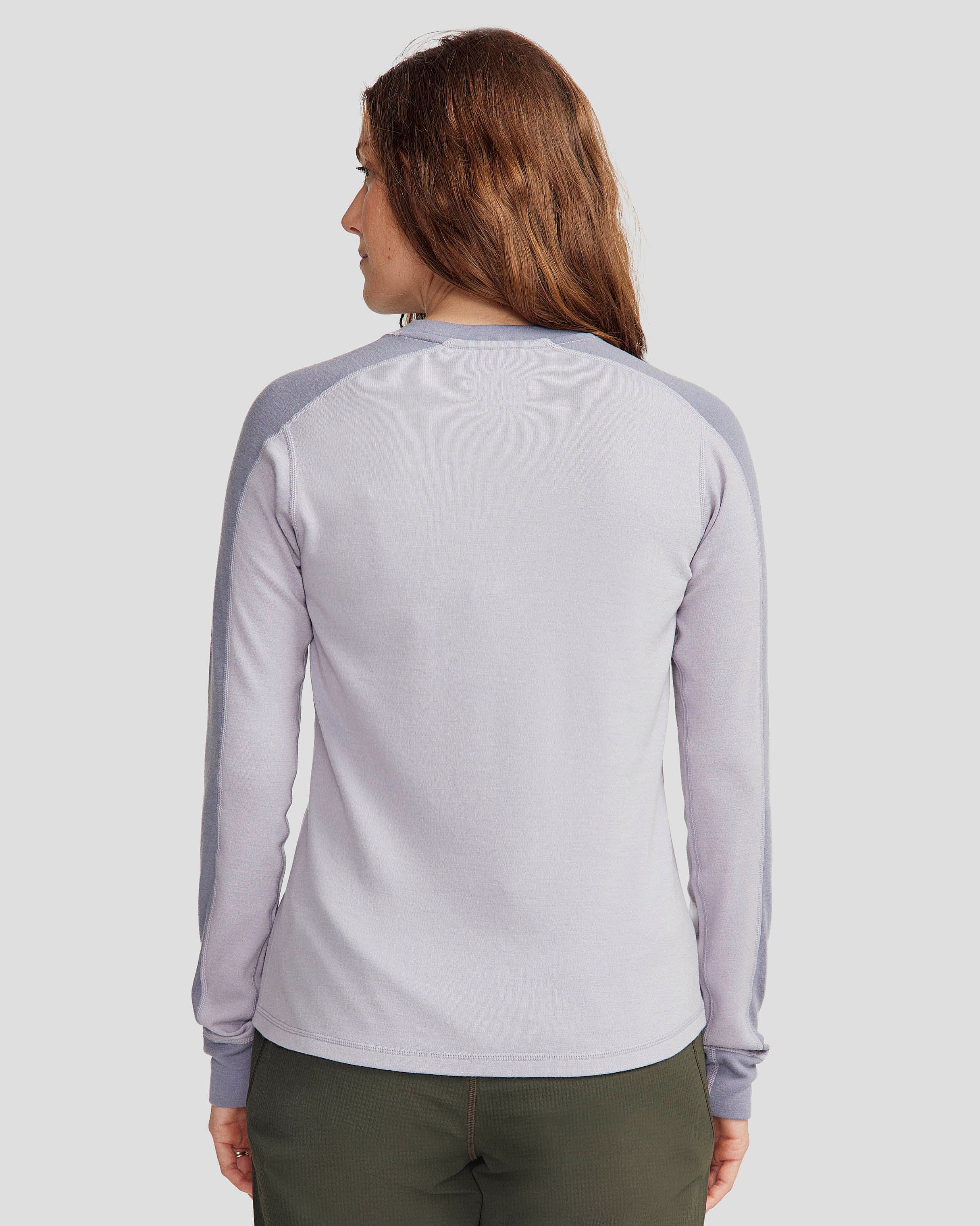 Women's K-Merino 250 Long Sleeve Top  - Light Haze/Dark Haze - Image 3