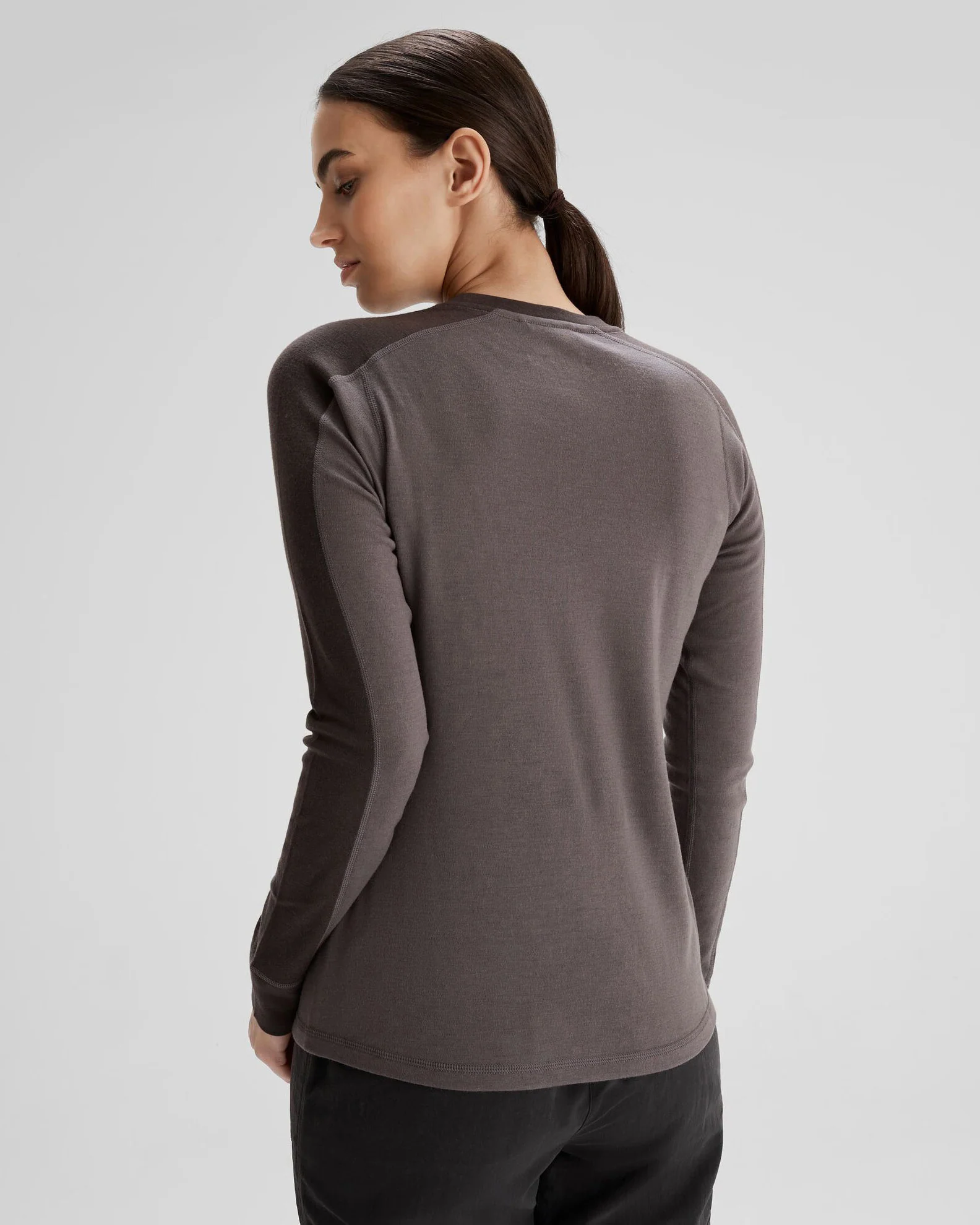 Women's K-Merino 250 Long Sleeve Top  - Light Quartz/Dark Quartz - Image 4