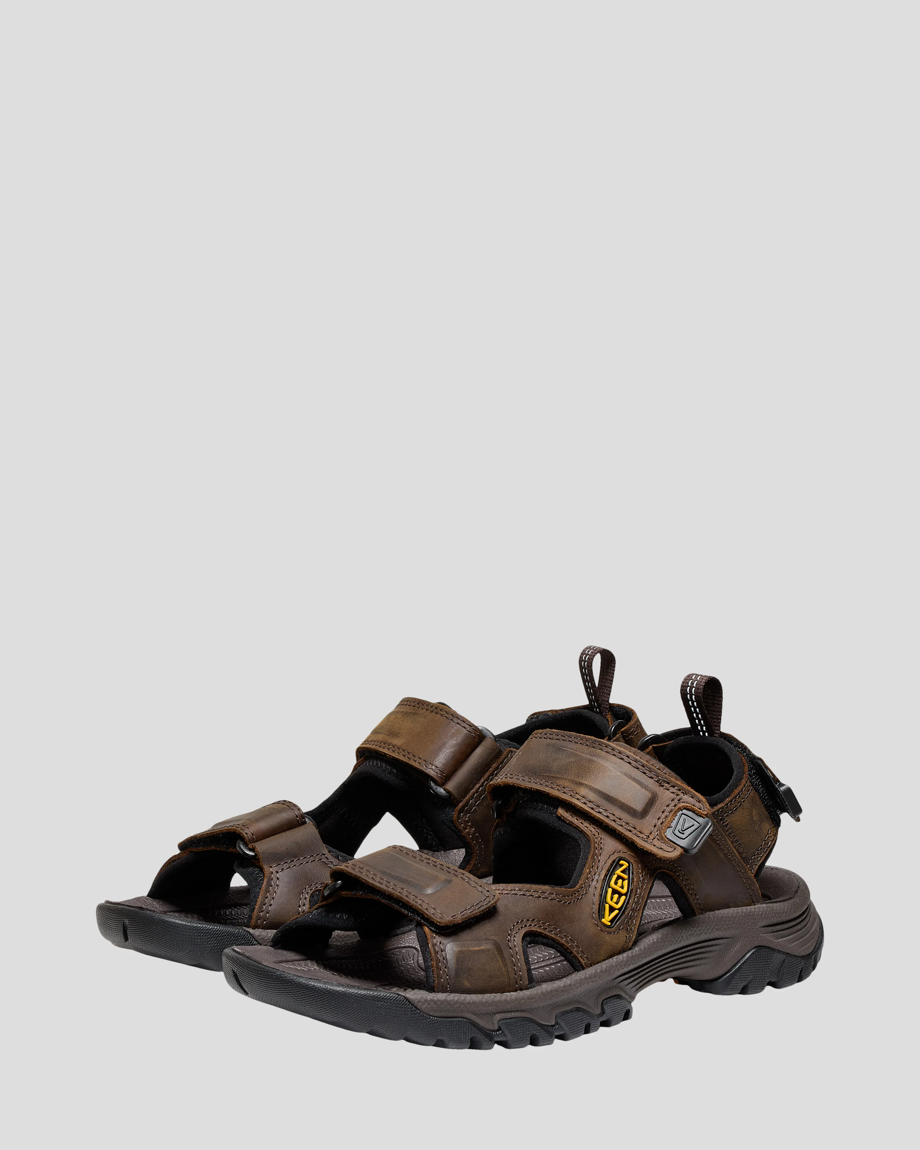 Men's Keen Targhee III Sandal Shoes - Bison/Mulch - Image 4