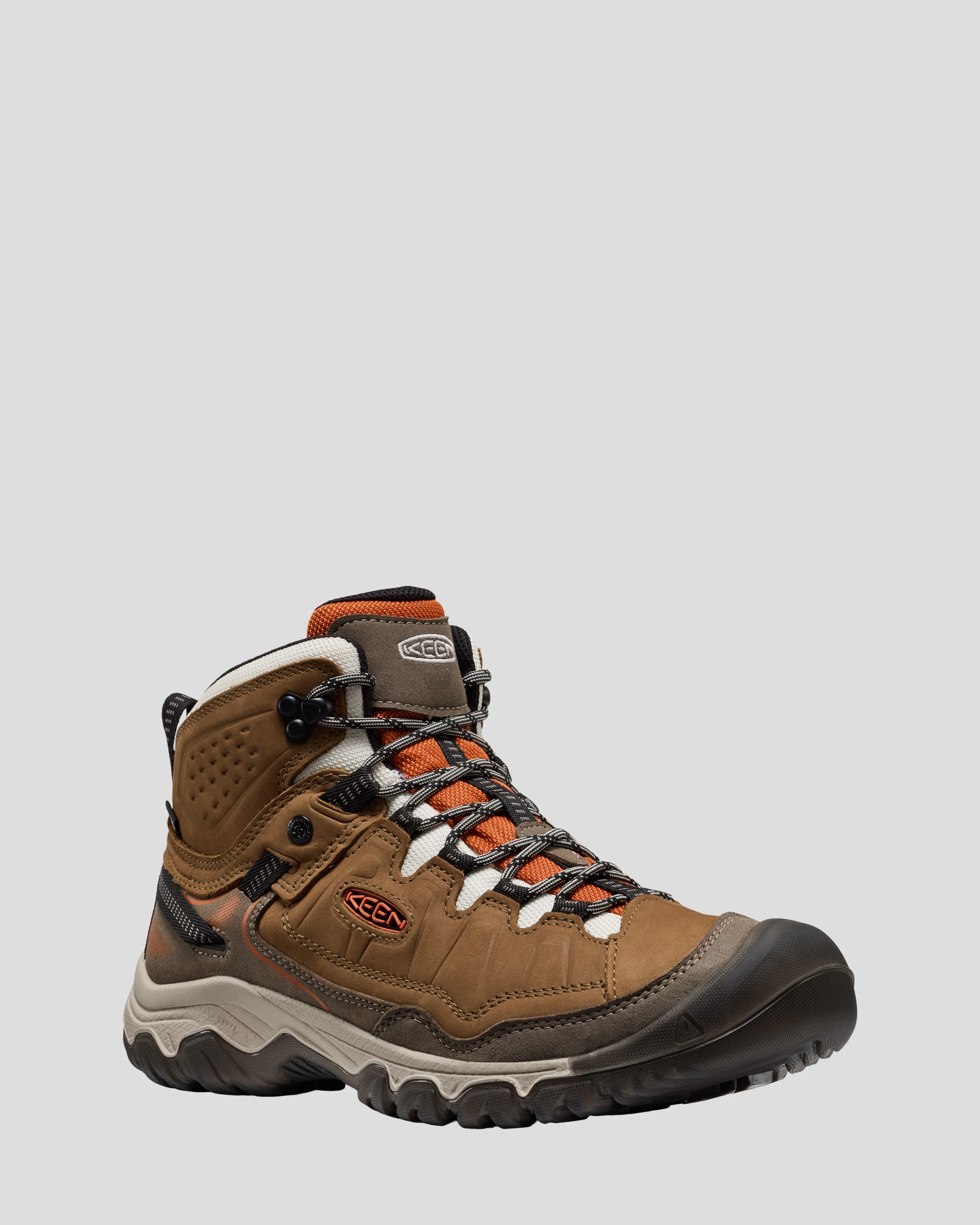 Men's Keen Targhee IV Mid Waterproof Boots - Brindle/Canteen - Image 2
