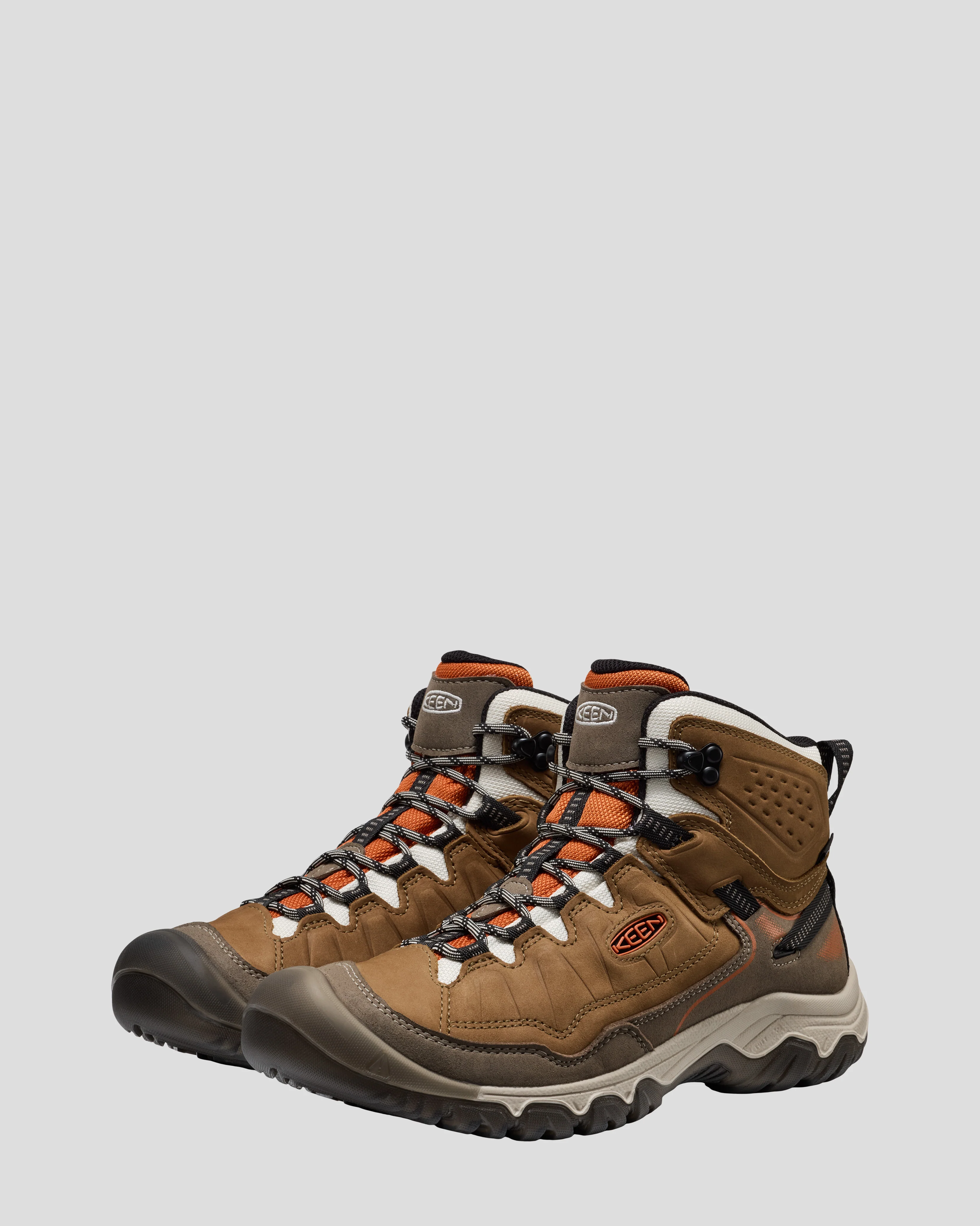 Men's Keen Targhee IV Mid Waterproof Boots - Brindle/Canteen - Image 4