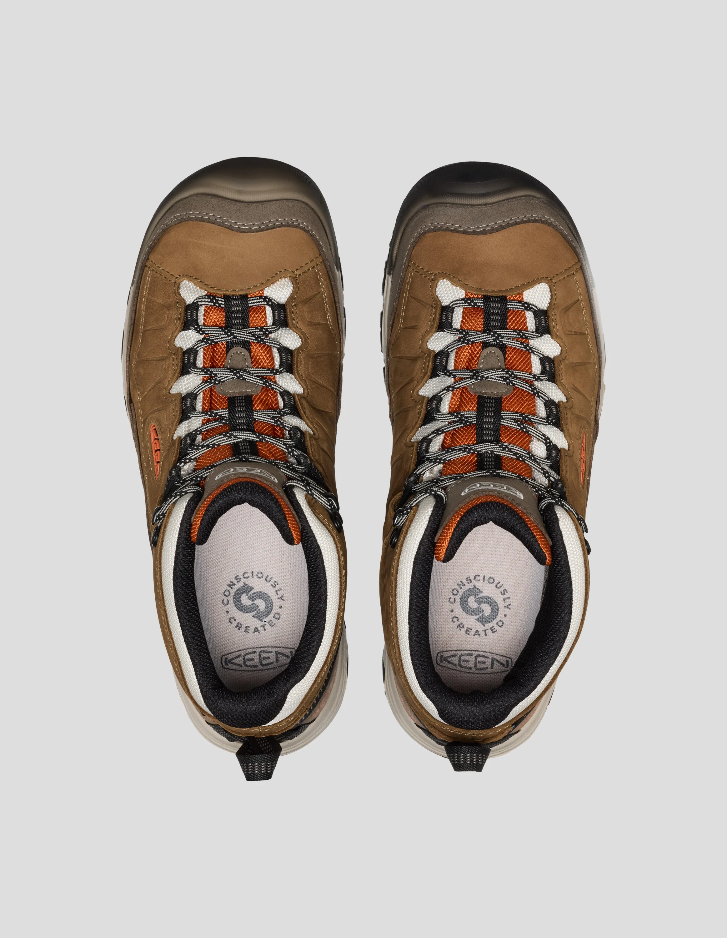 Men's Keen Targhee IV Mid Waterproof Boots - Brindle/Canteen - Image 5