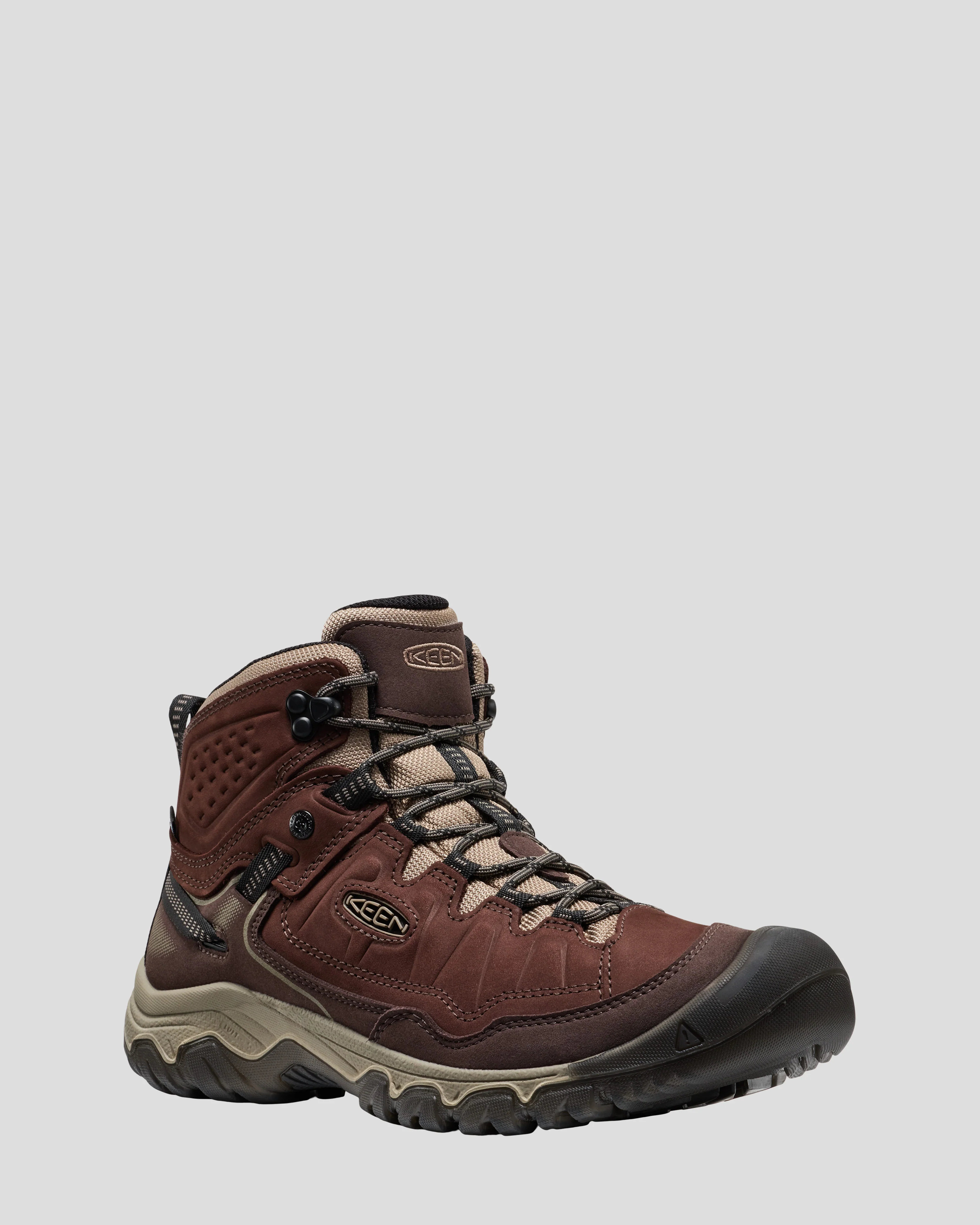 Men's Keen Targhee IV Mid Waterproof Boots - Java/Brindle - Image 2