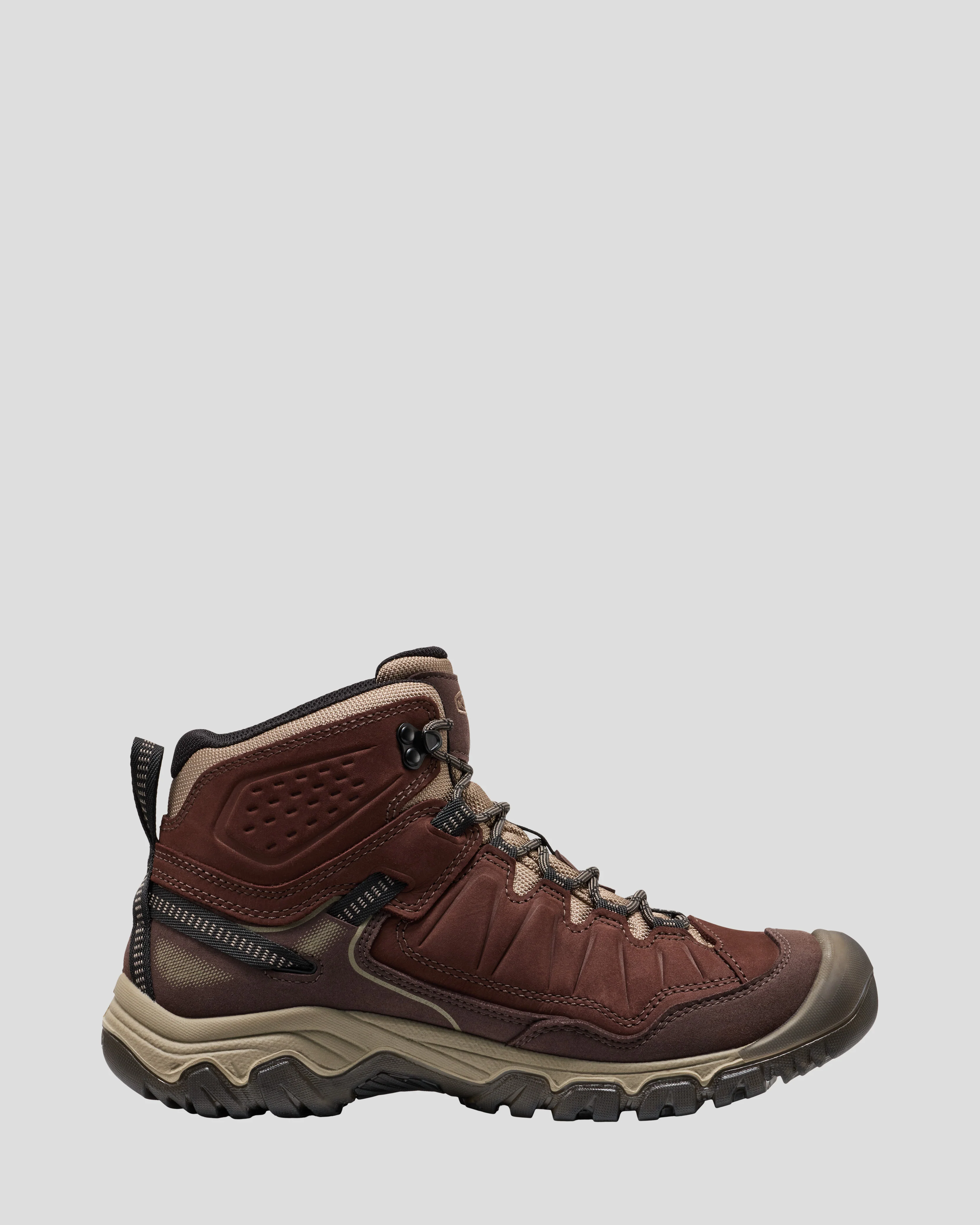 Men's Keen Targhee IV Mid Waterproof Boots - Java/Brindle - Image 3