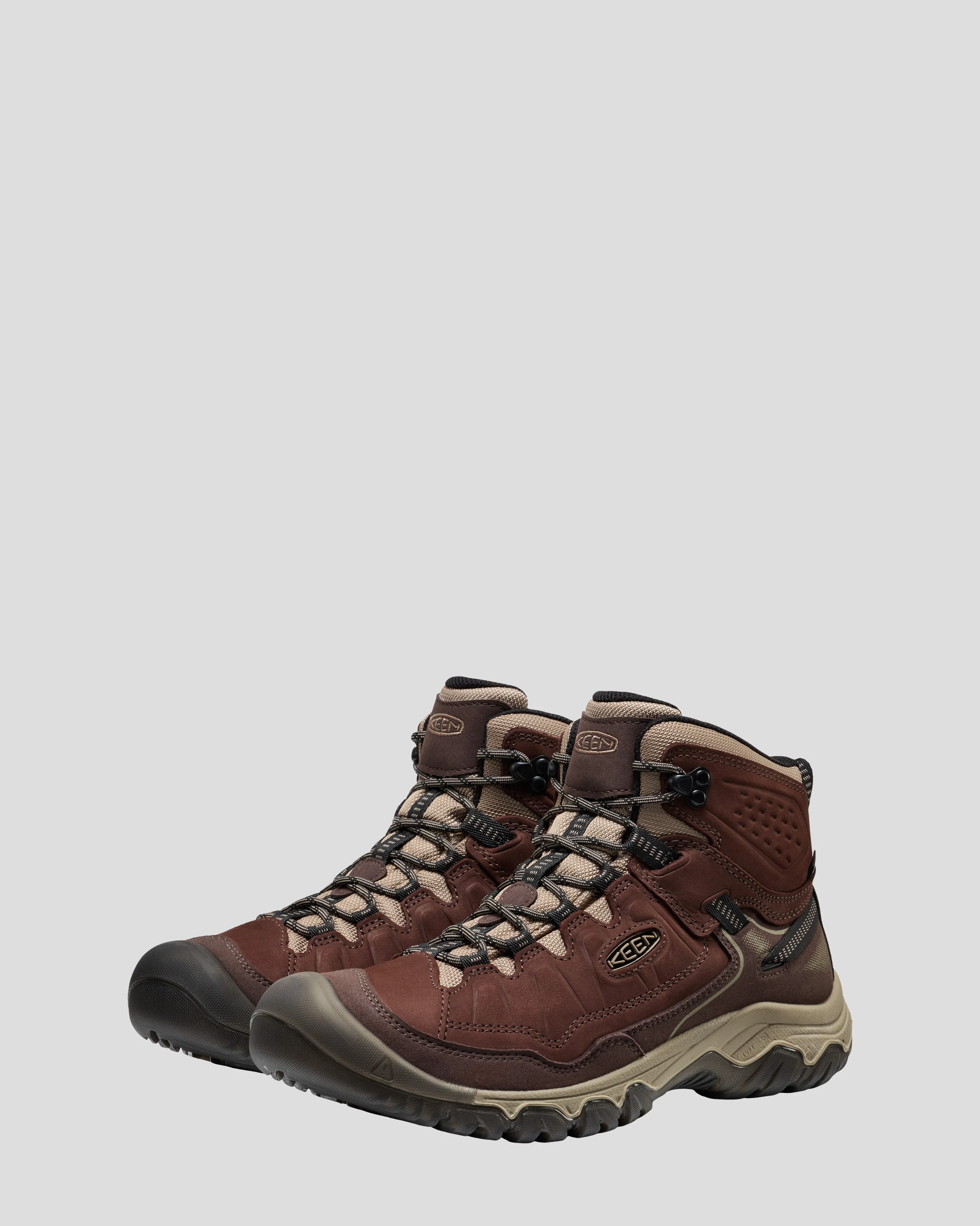 Men's Keen Targhee IV Mid Waterproof Boots - Java/Brindle - Image 4
