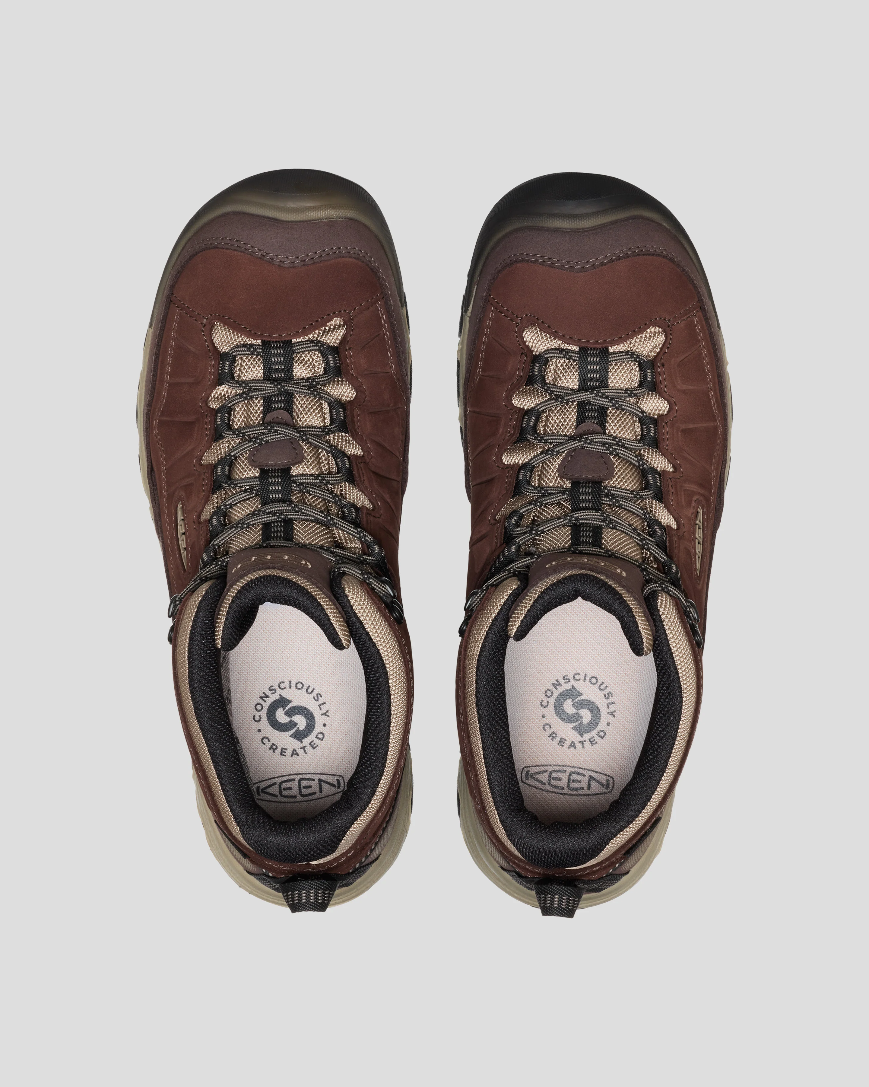 Men's Keen Targhee IV Mid Waterproof Boots - Java/Brindle - Image 5