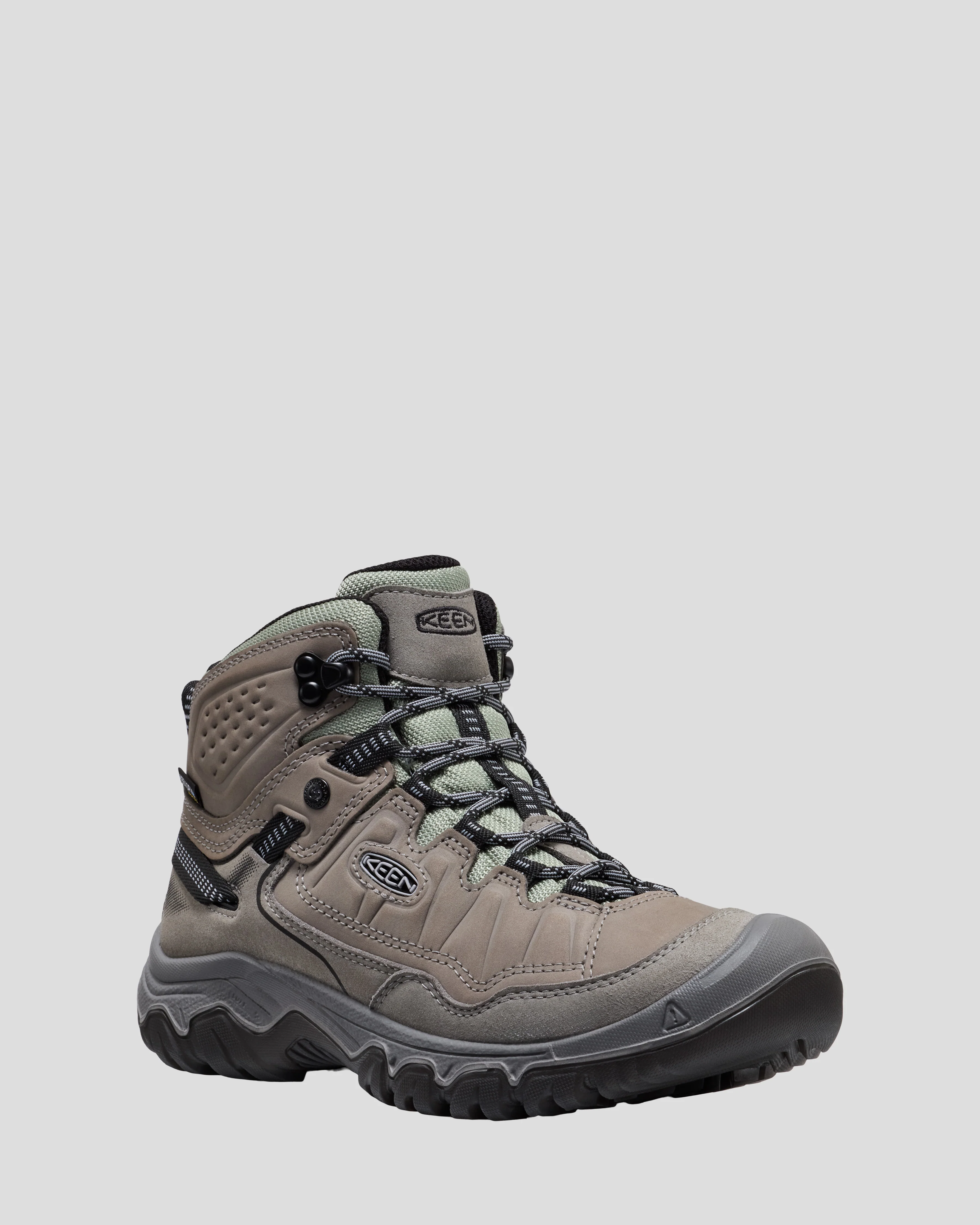 Women's Keen Targhee IV Mid Waterproof Boots - Steel Grey/Lily Pad - Image 2