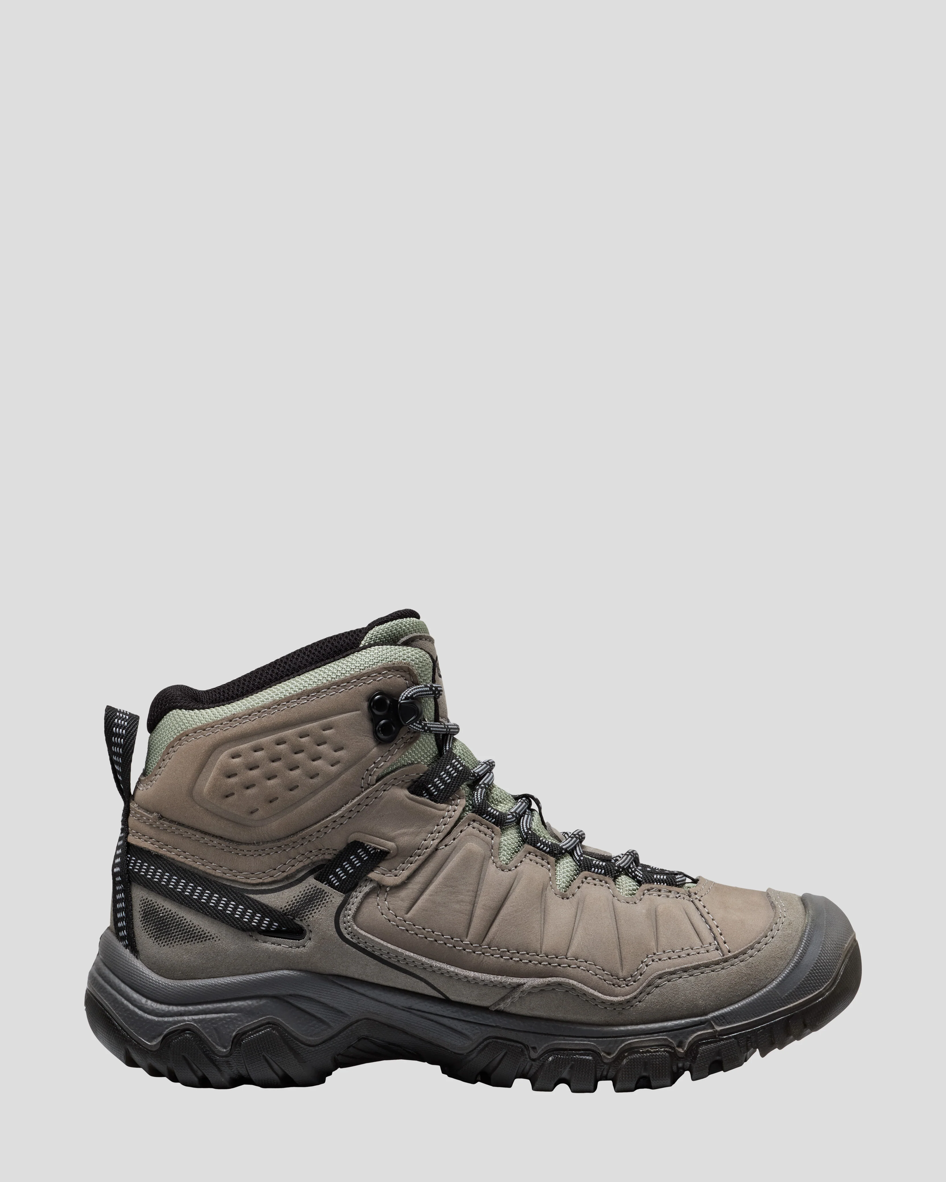 Women's Keen Targhee IV Mid Waterproof Boots - Steel Grey/Lily Pad - Image 3