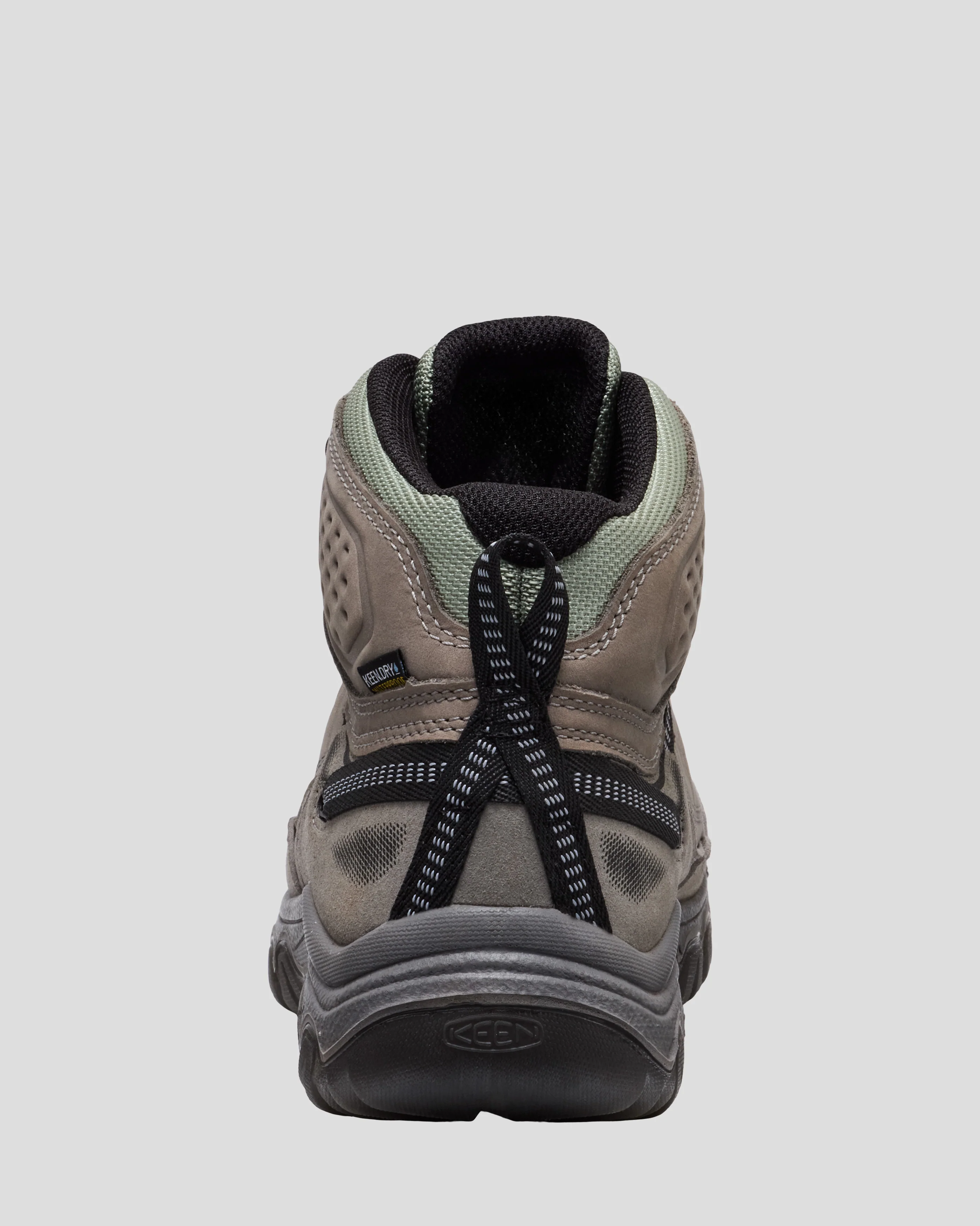 Women's Keen Targhee IV Mid Waterproof Boots - Steel Grey/Lily Pad - Image 6