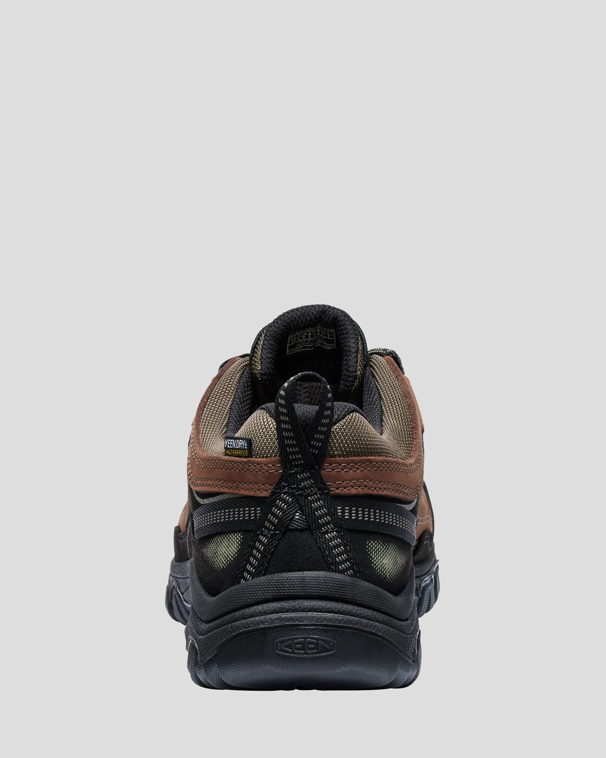 Men's Keen Targhee IV Waterproof Hiking Shoes - Bison/Brindle - Image 5